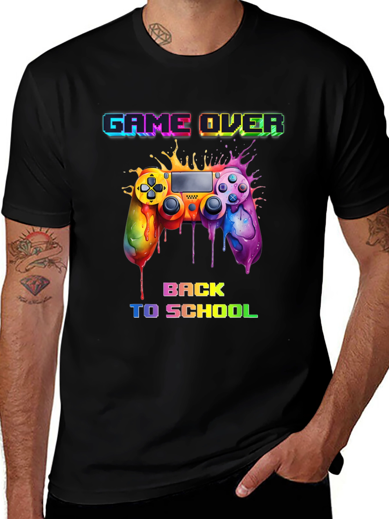 Game Over Back to School Graphic Tee