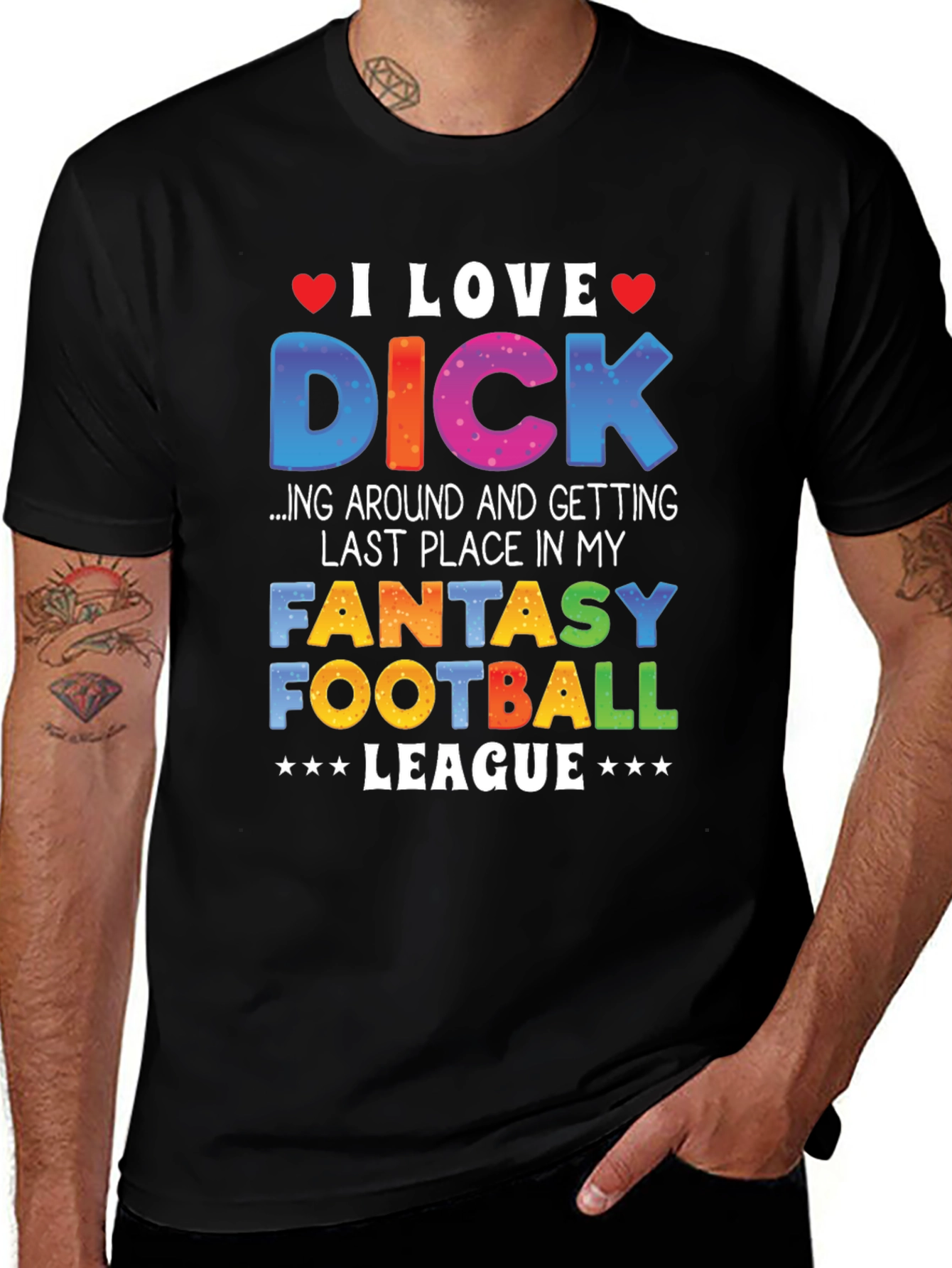 I Love Dick Fantasy Football League T-Shirt