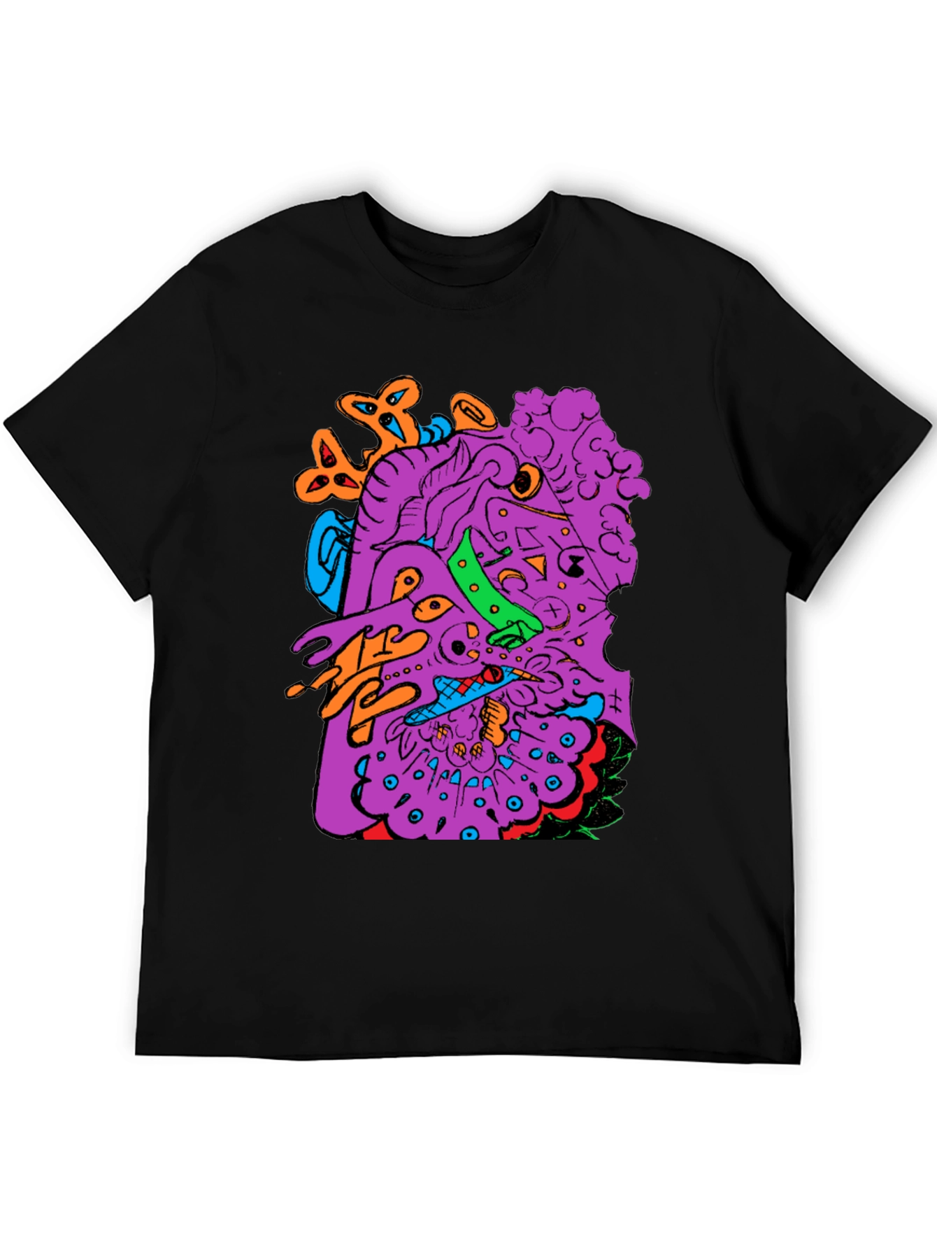 Abstract Art Graphic Print T-Shirt