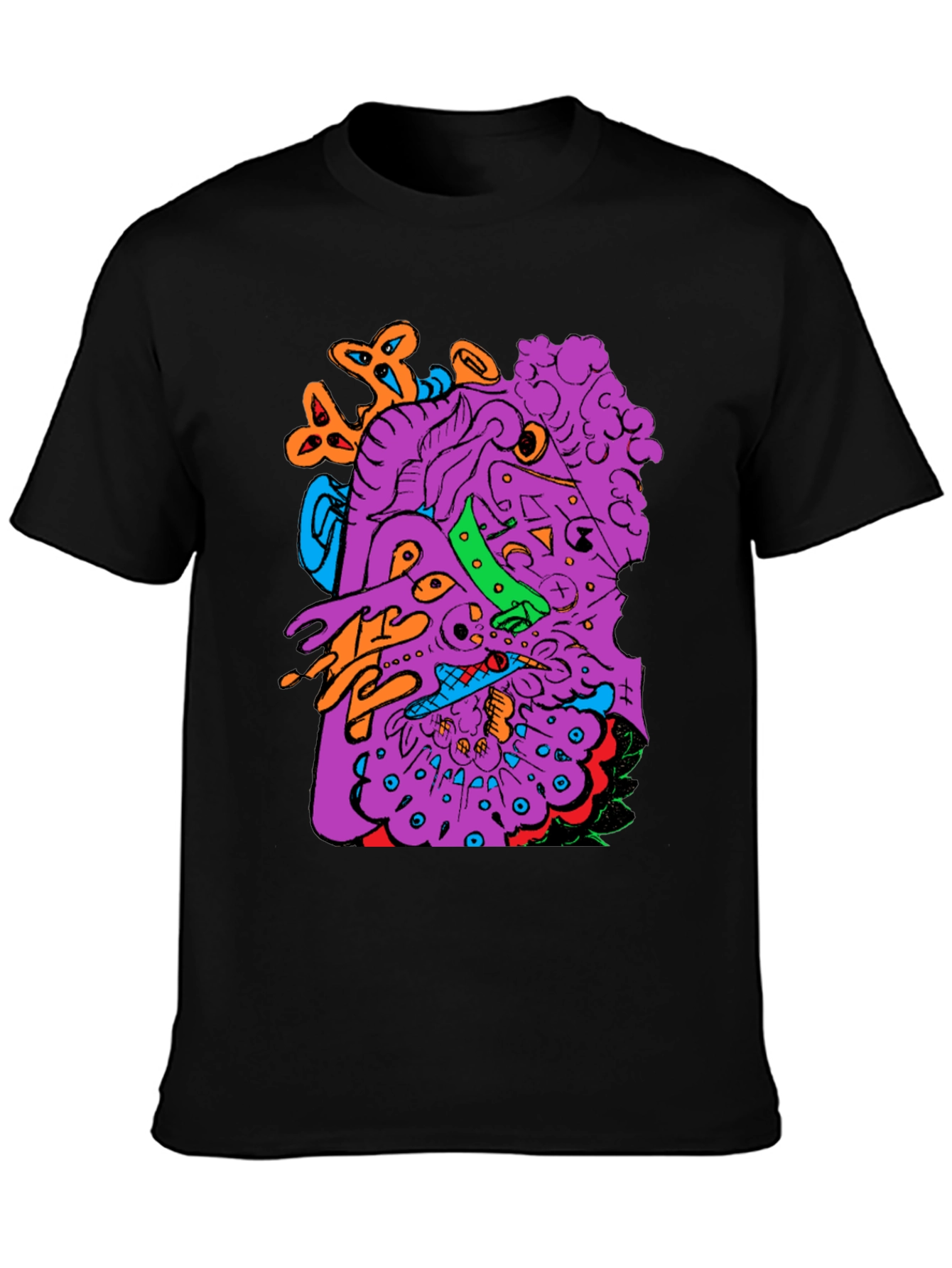 Abstract Art Graphic Print T-Shirt