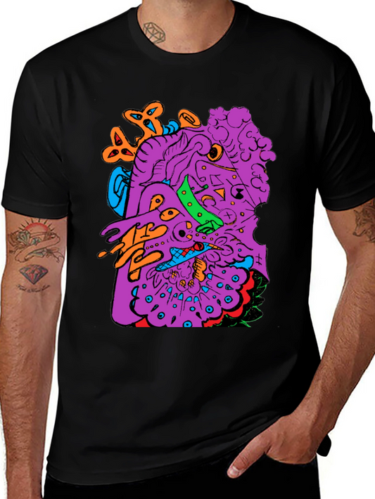 Abstract Art Graphic Print T-Shirt