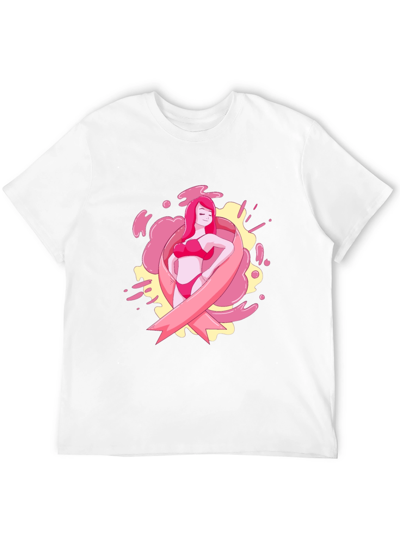 Pink Ribbon T-Shirt - Breast Cancer Awareness Tee