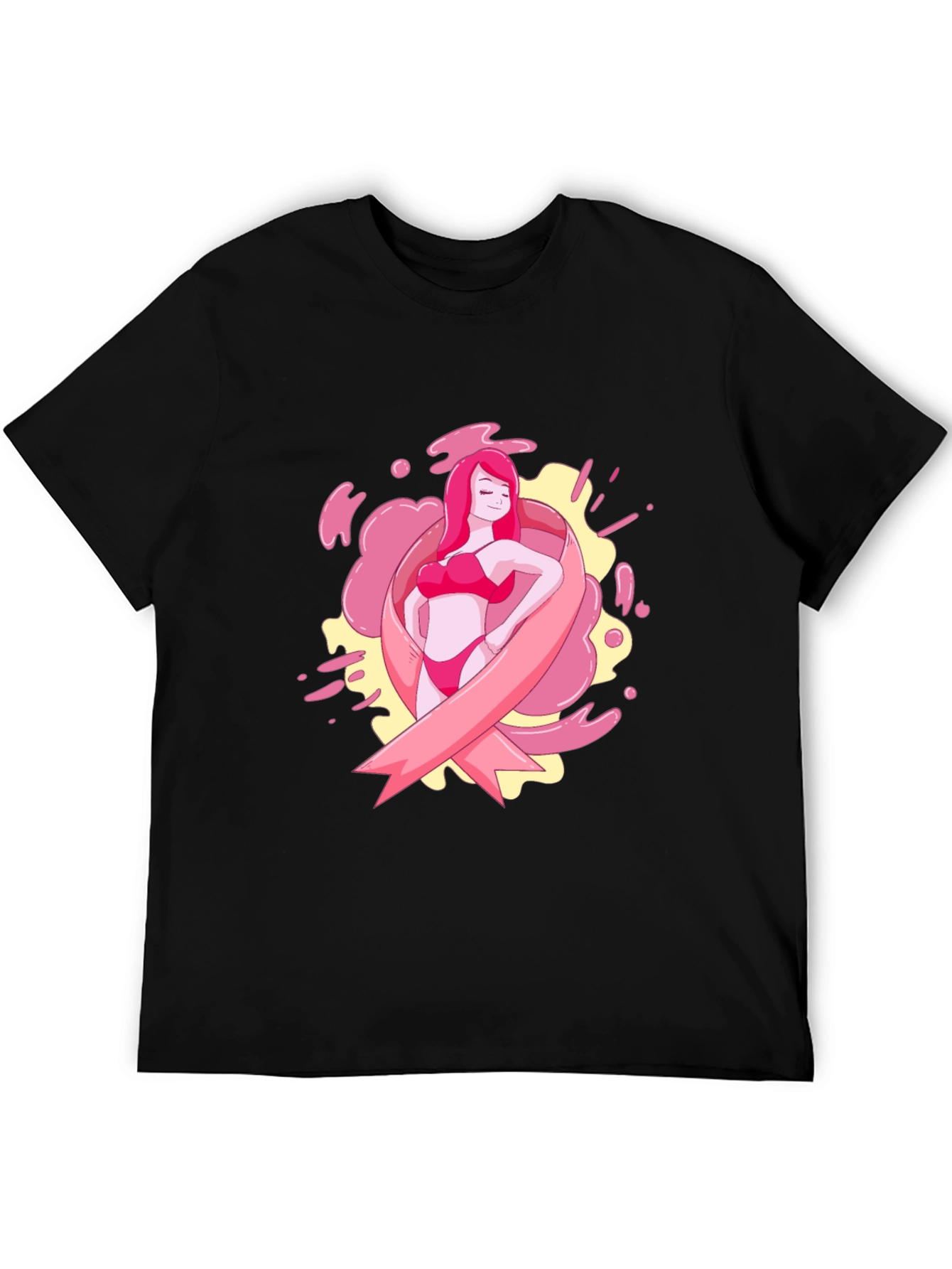 Pink Ribbon T-Shirt - Breast Cancer Awareness Tee