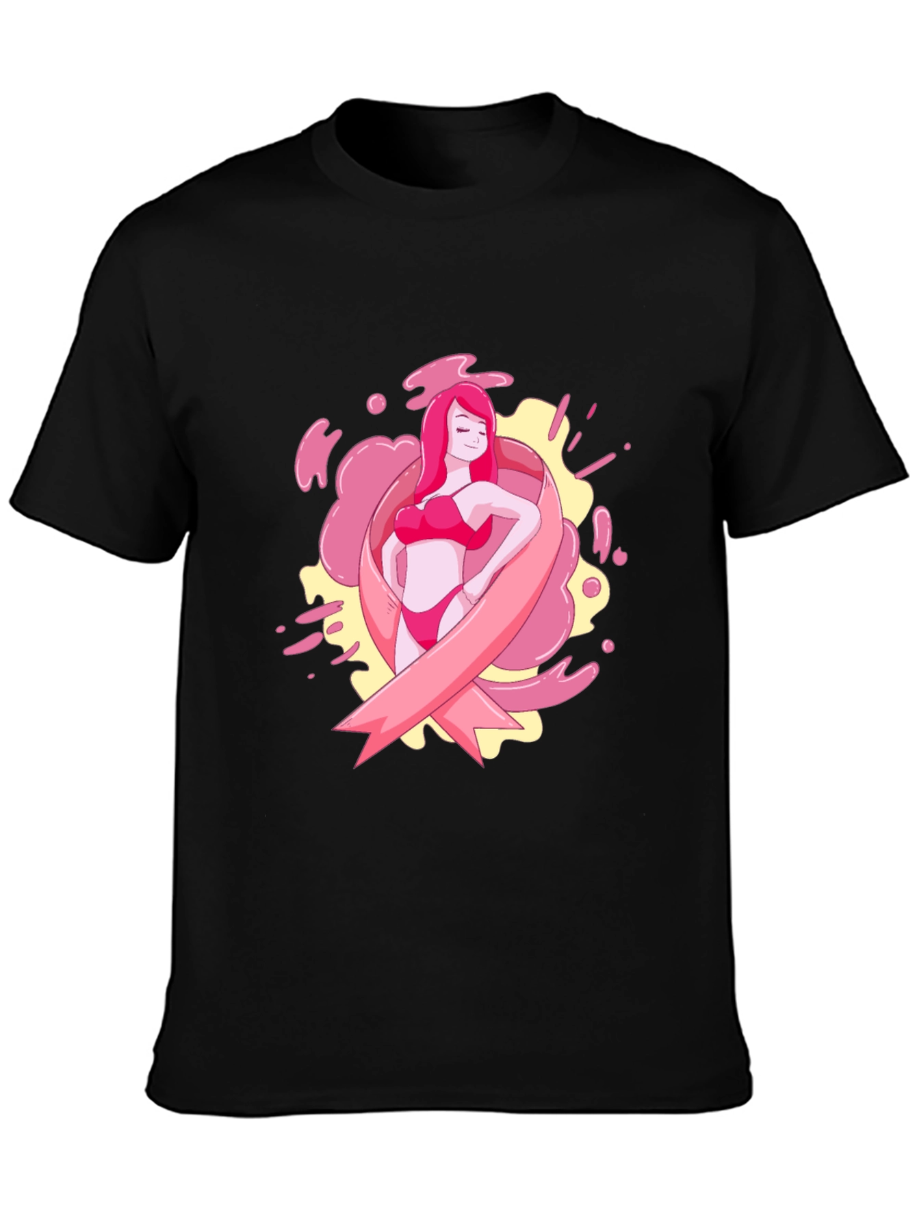 Pink Ribbon T-Shirt - Breast Cancer Awareness Tee