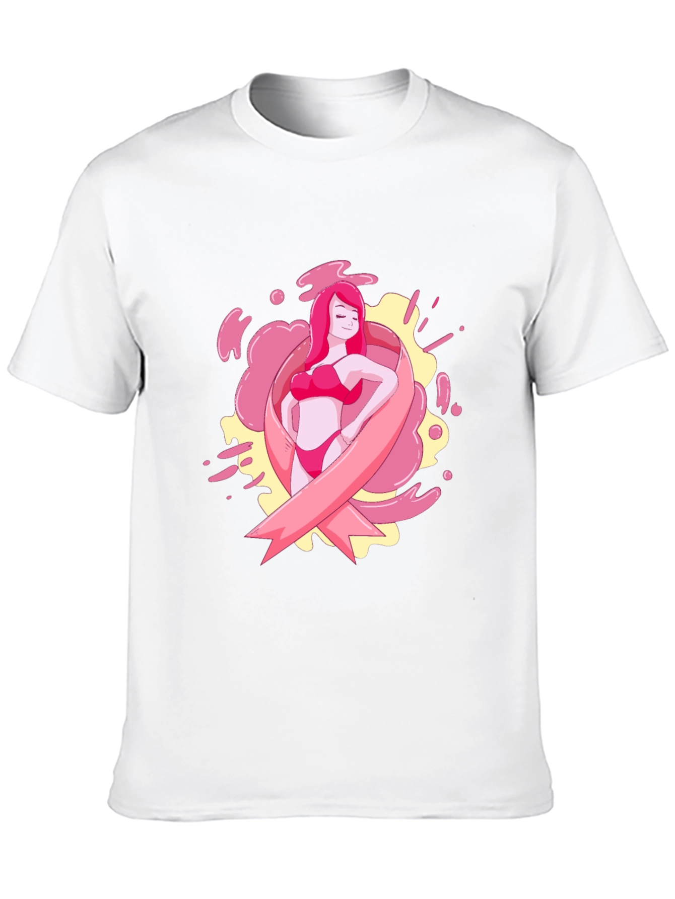 Pink Ribbon T-Shirt - Breast Cancer Awareness Tee