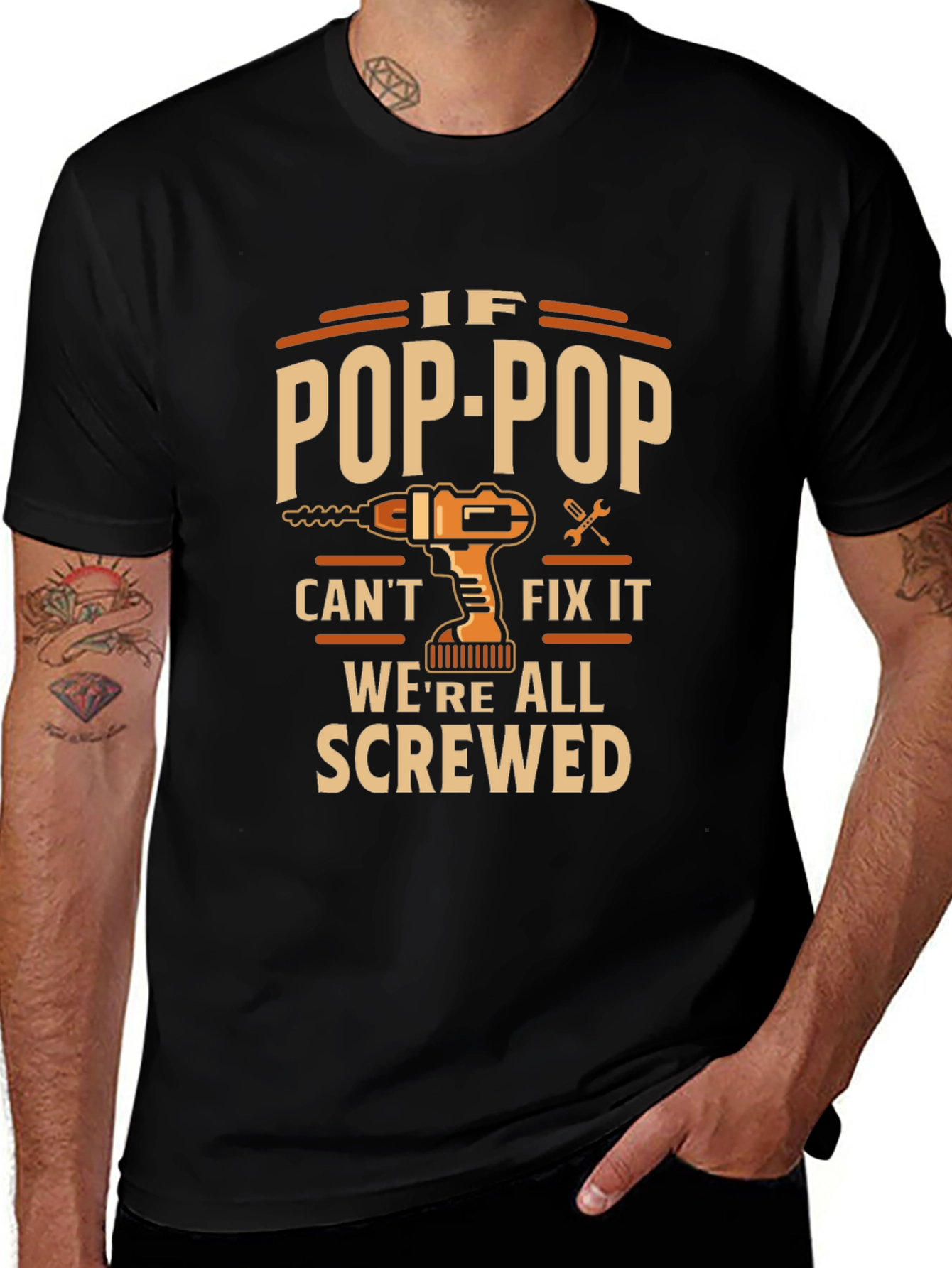 Pop-Pop Fix It T-Shirt - Grandfather Gift