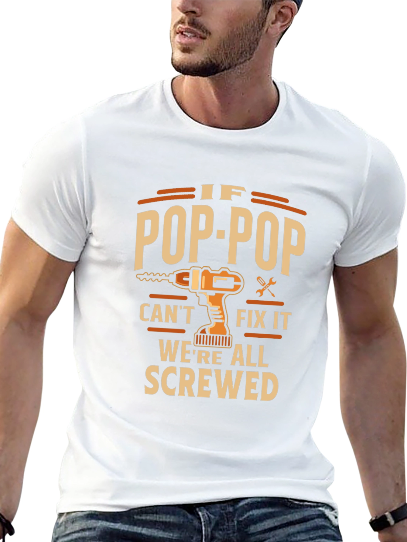 Pop-Pop Fix It T-Shirt - Grandfather Gift