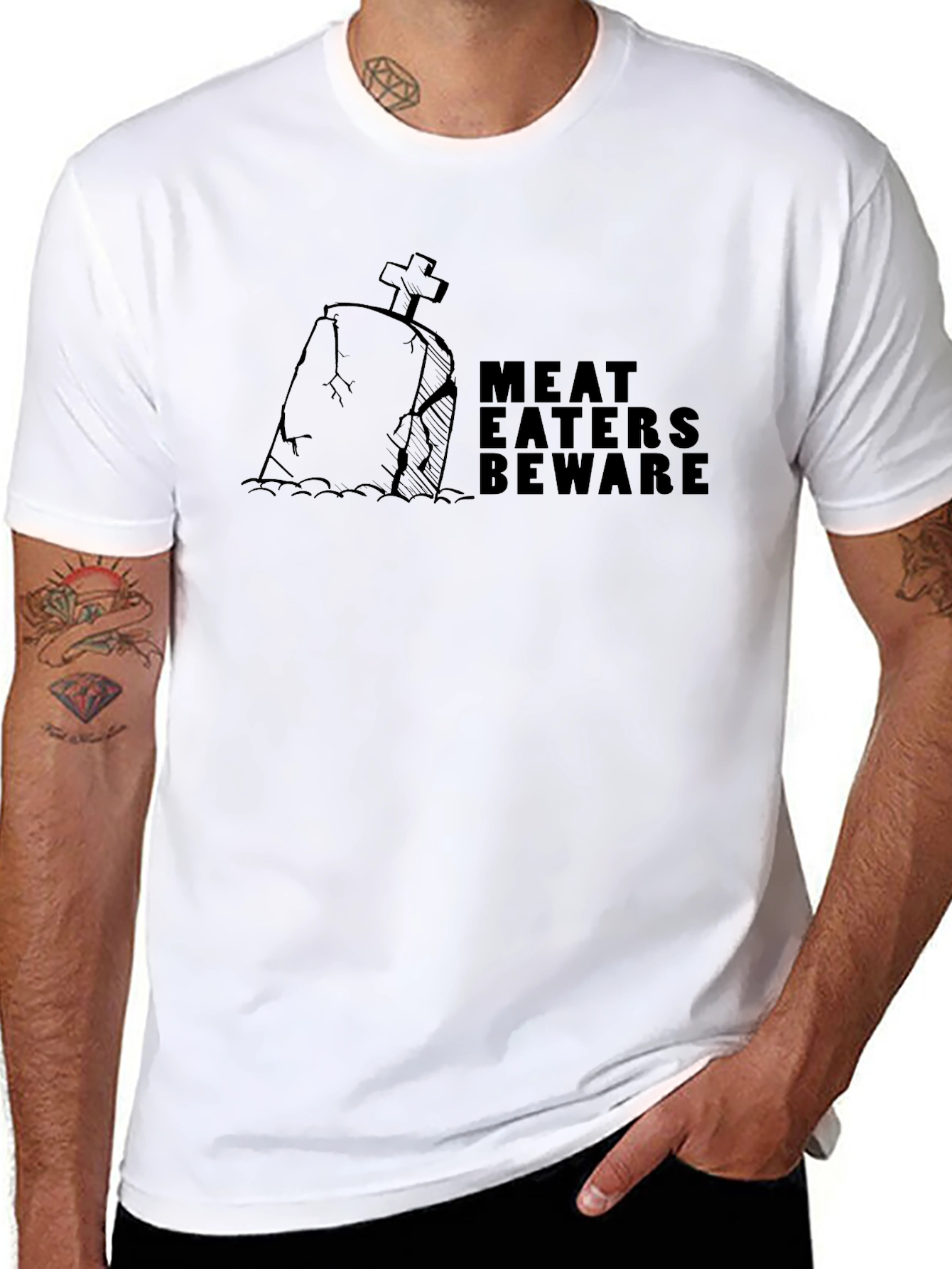 Meat Eaters Beware Graphic Tee
