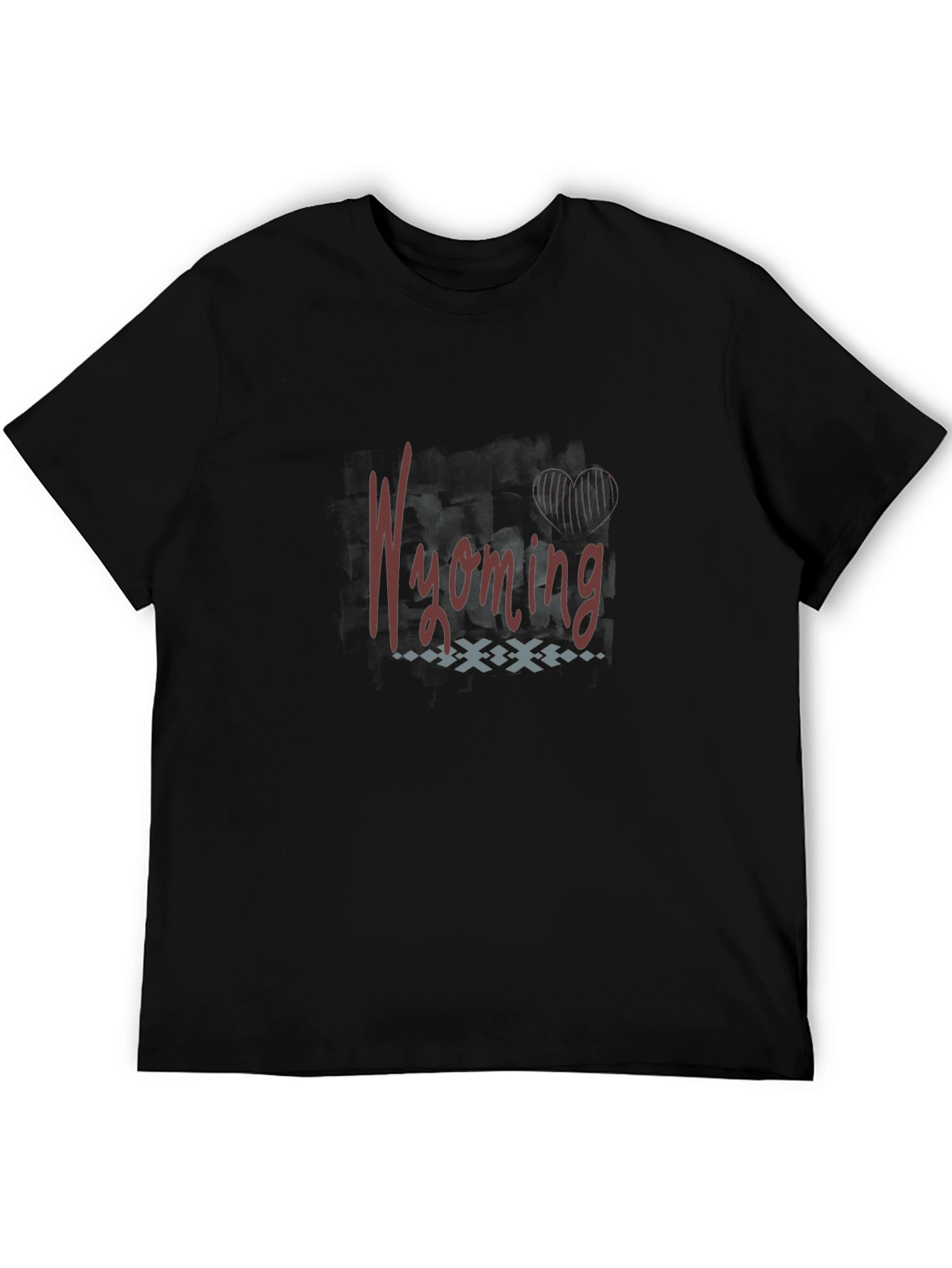 Wyoming Graphic Tee - Stylish Black T-Shirt