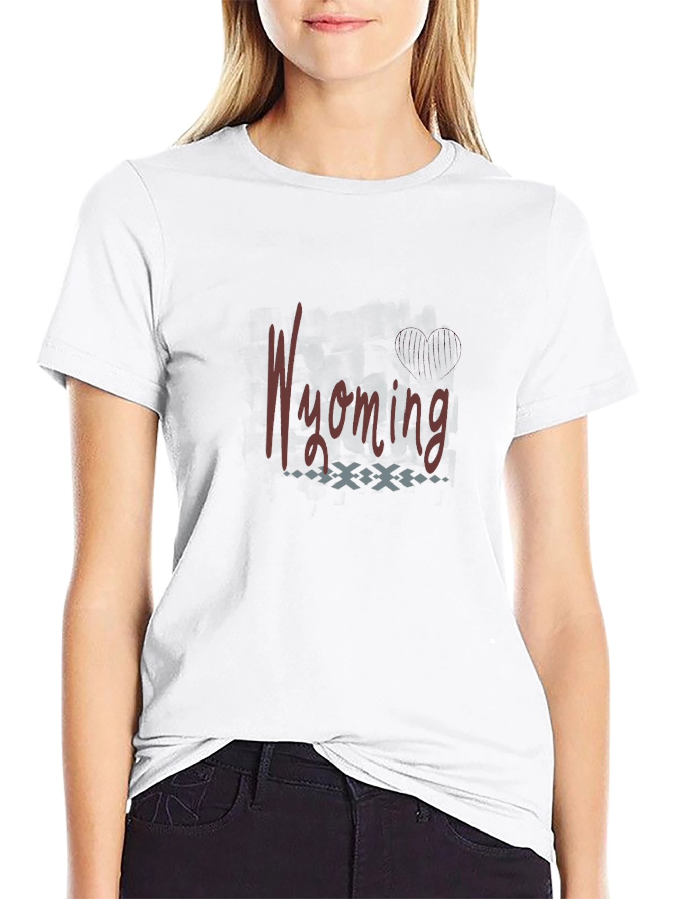 Wyoming Graphic Tee - Stylish Black T-Shirt