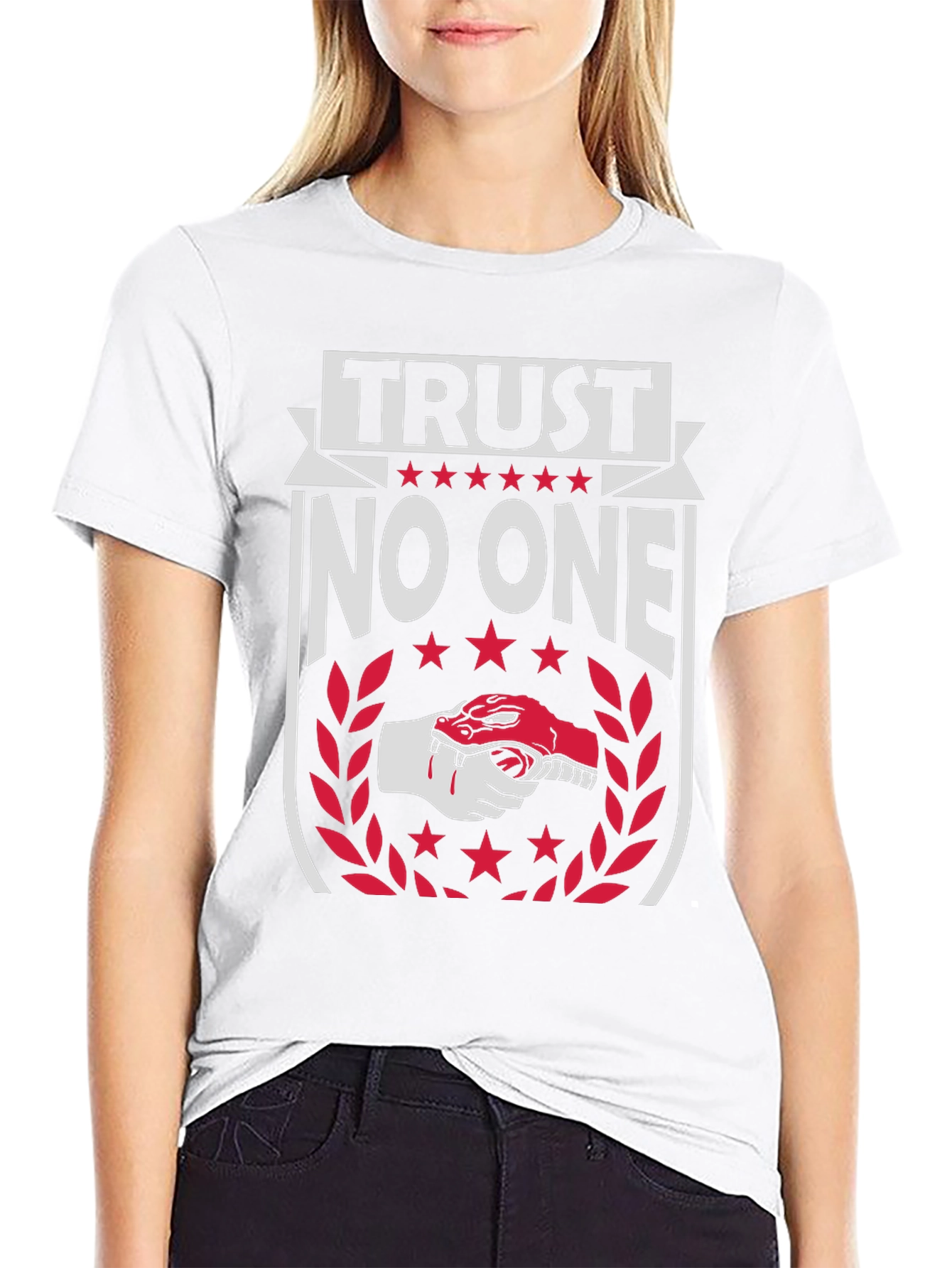 Trust No One Graphic T-Shirt