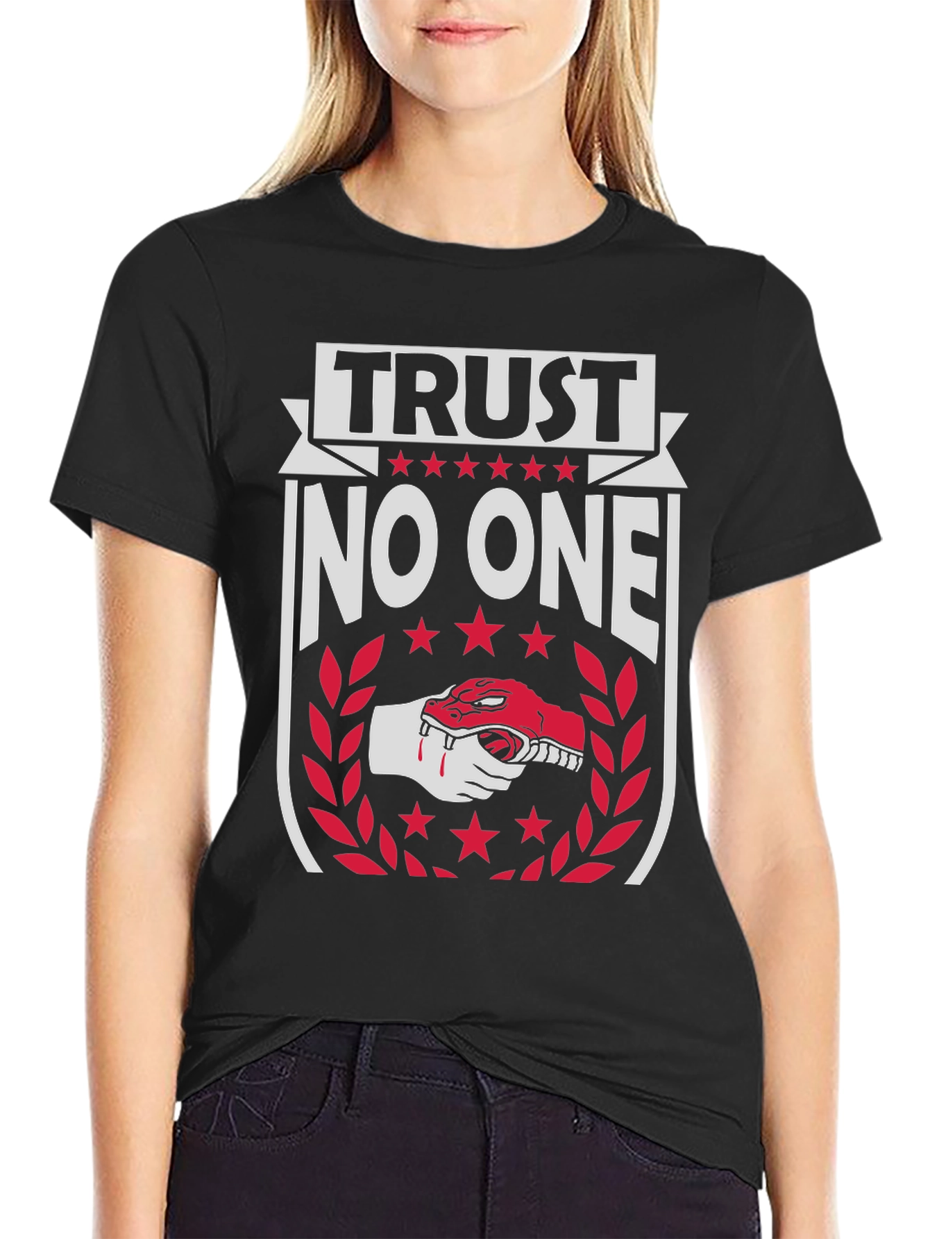 Trust No One Graphic T-Shirt