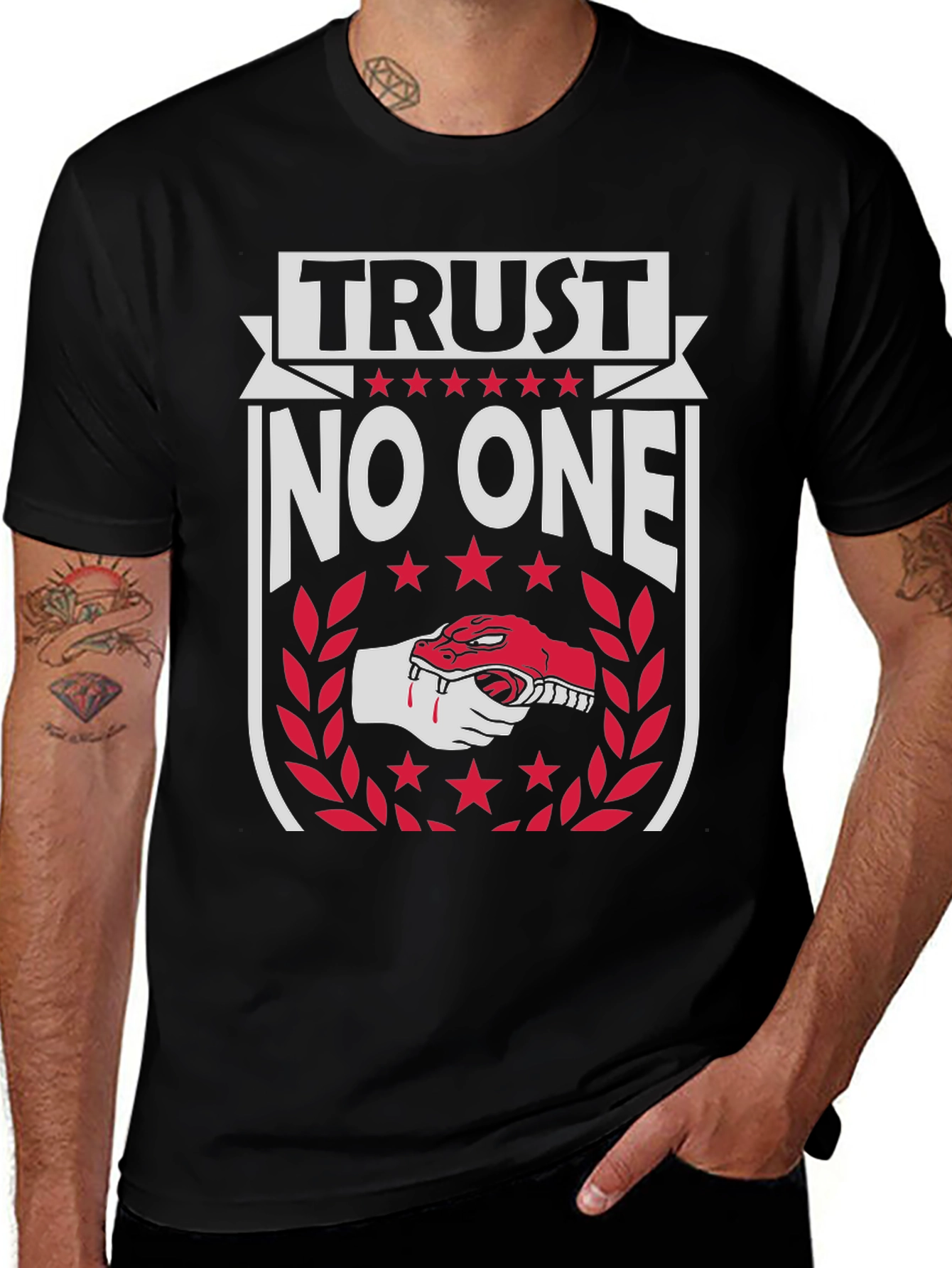 Trust No One Graphic T-Shirt