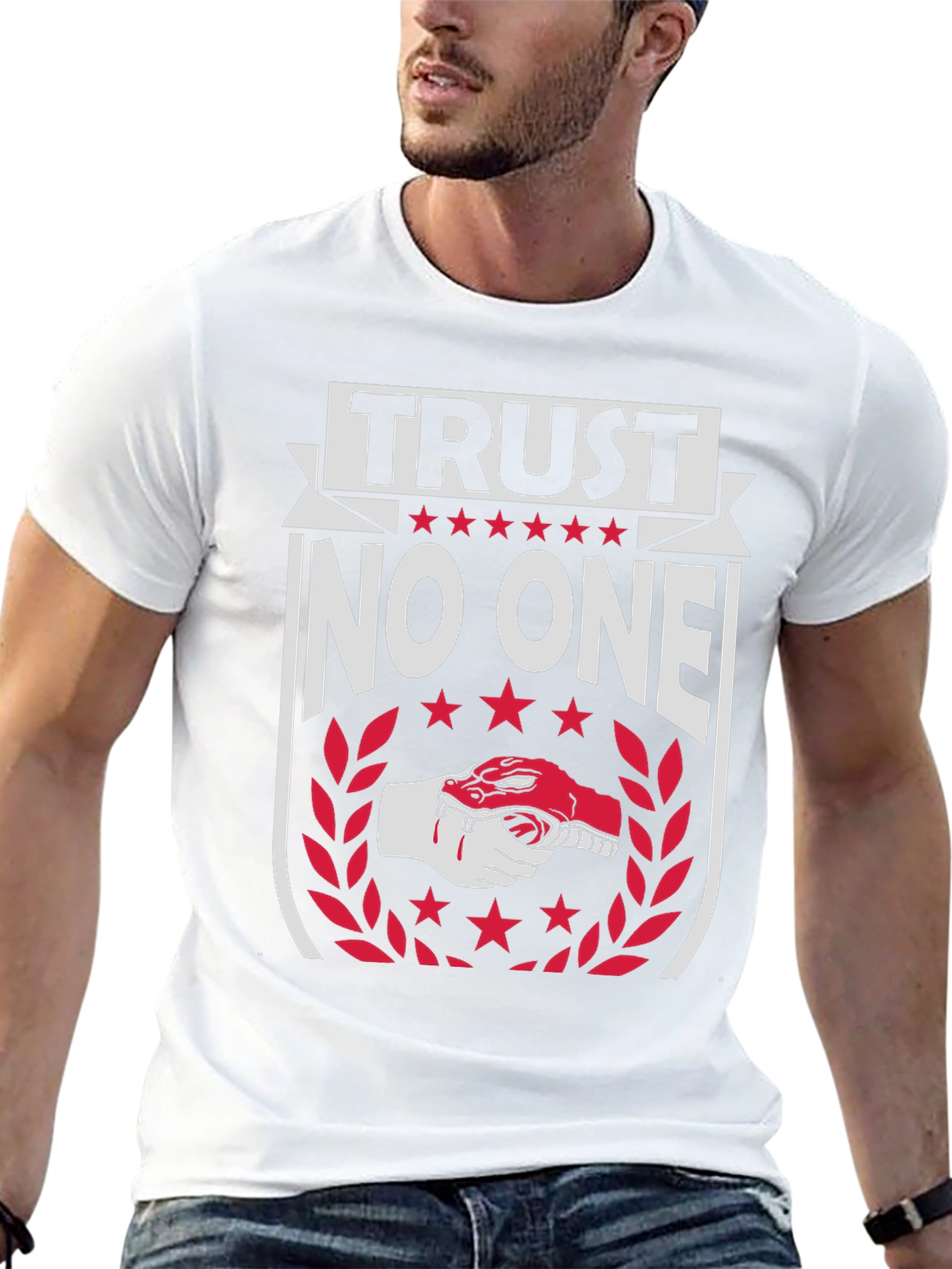 Trust No One Graphic T-Shirt