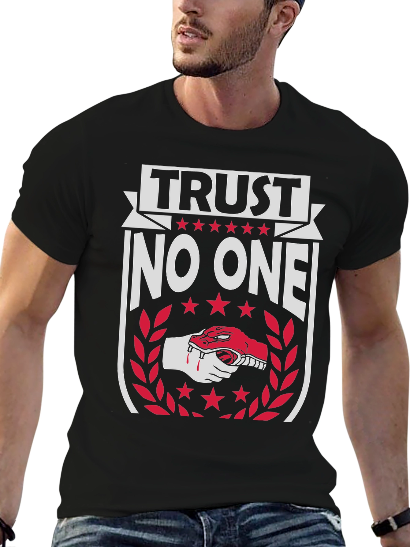 Trust No One Graphic T-Shirt