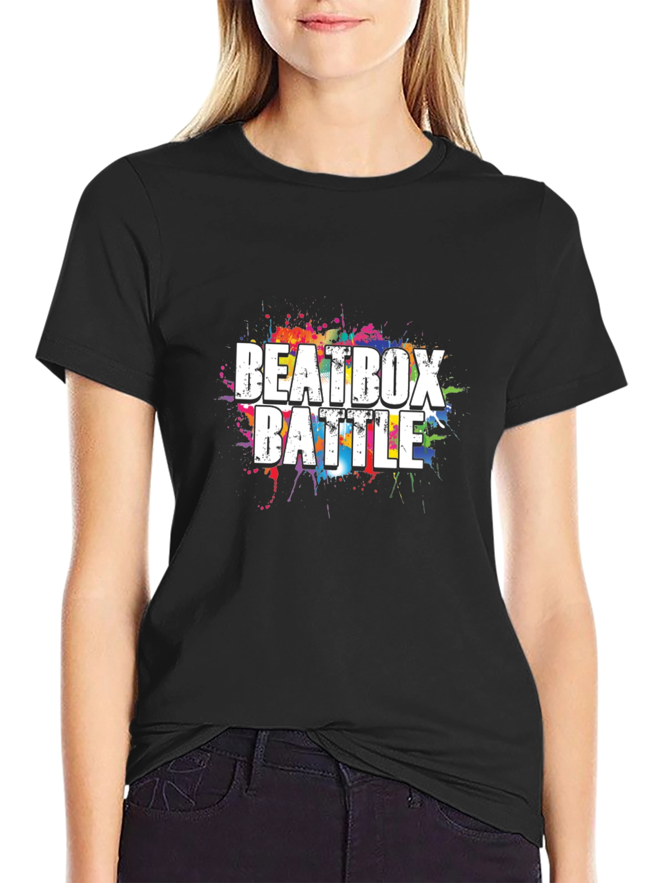 Beatbox Battle Graphic T-Shirt - Black Cotton Tee