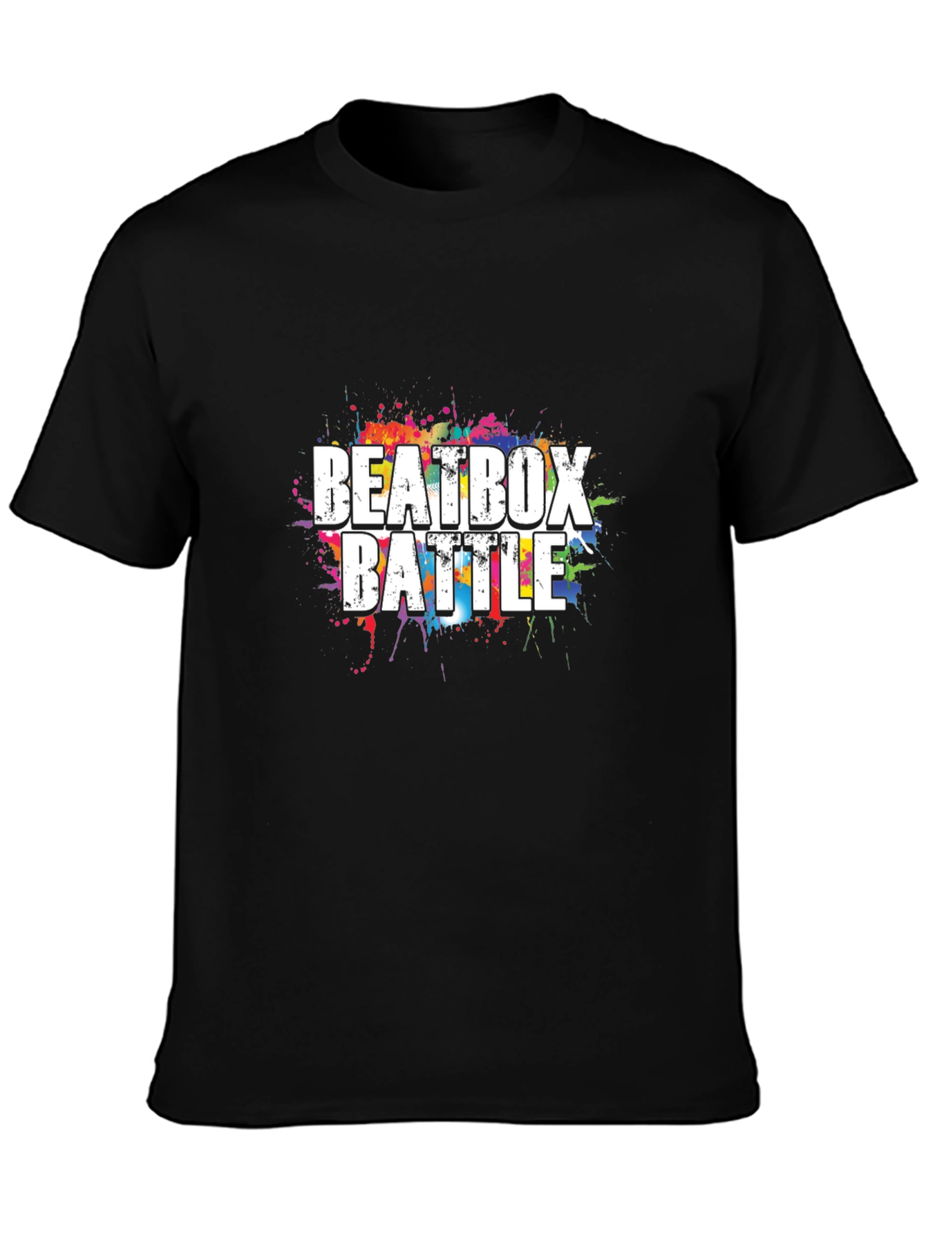 Beatbox Battle Graphic T-Shirt - Black Cotton Tee