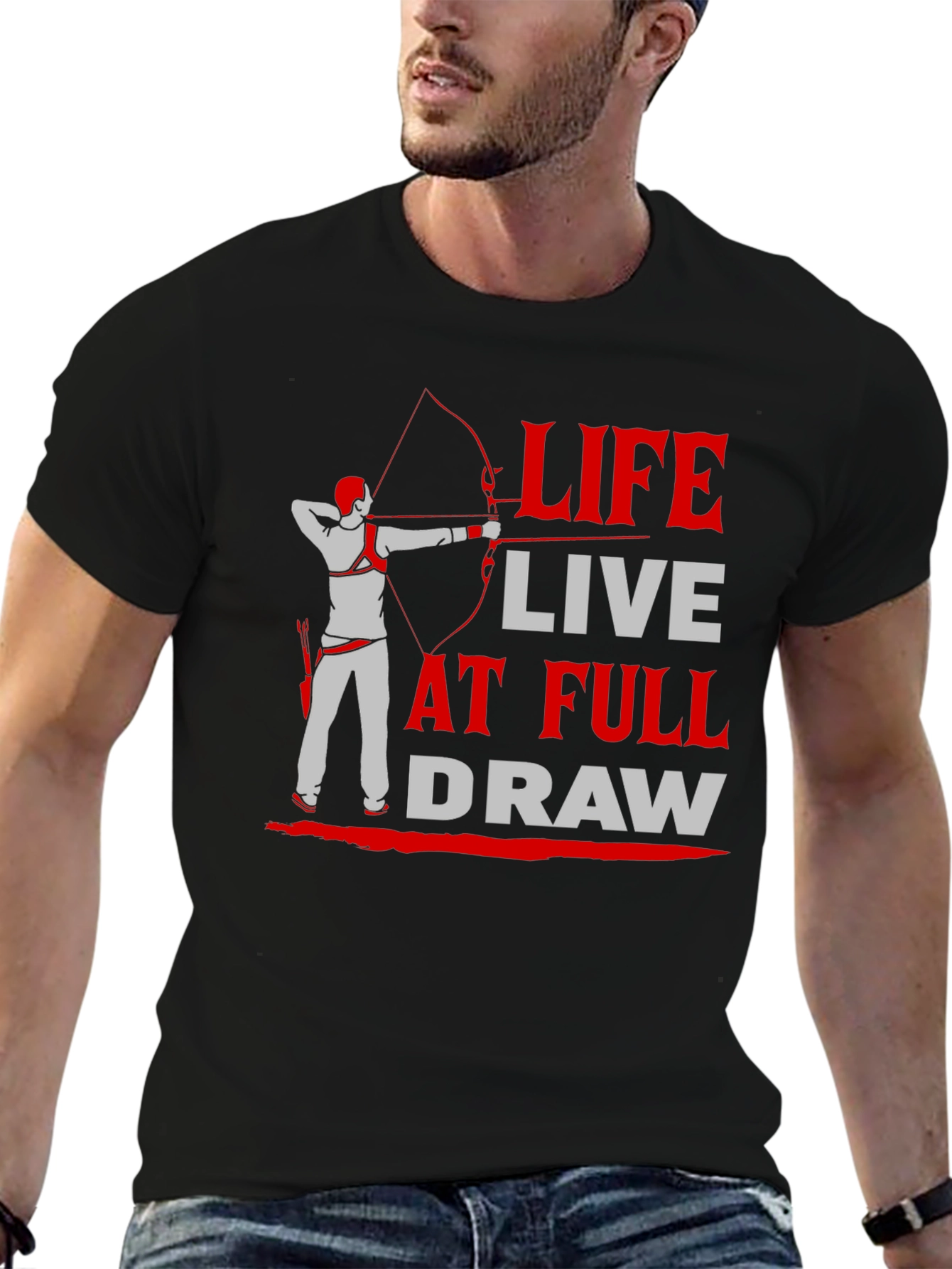 Archery T-Shirt: Life At Full Draw Design