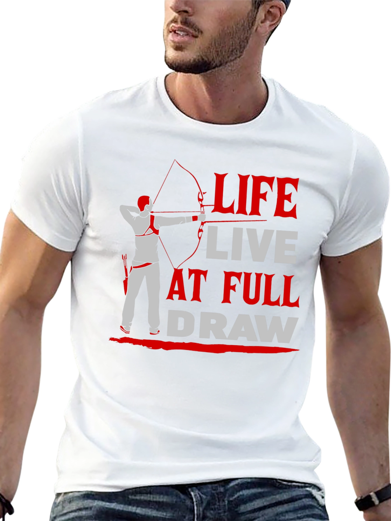 Archery T-Shirt: Life At Full Draw Design