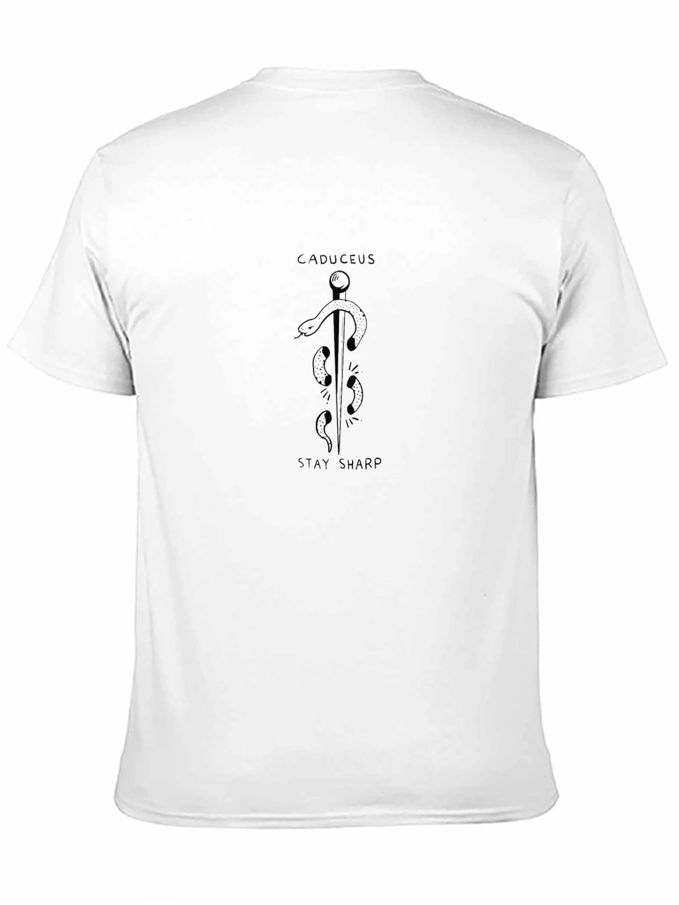 Caduceus Stay Sharp Graphic T-Shirt