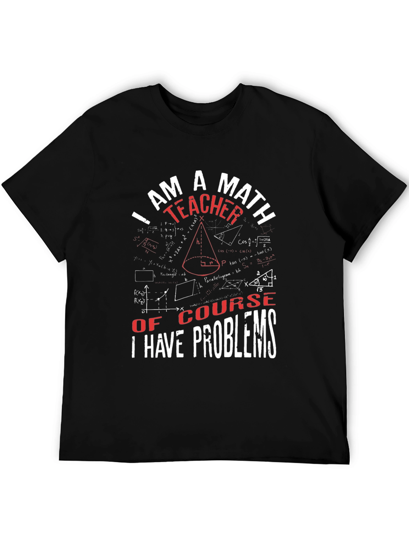 Math Teacher T-Shirt: I Have Problems