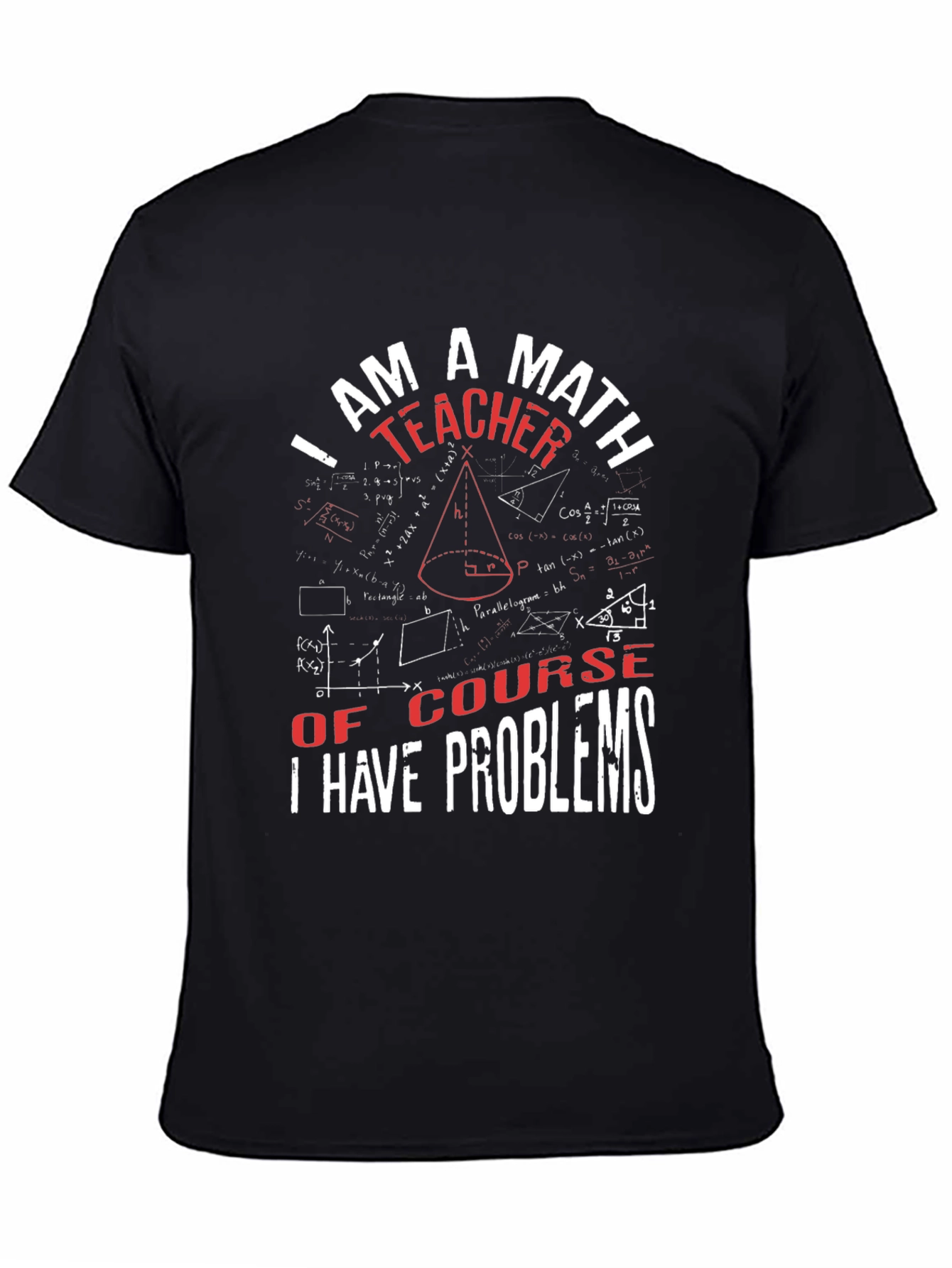 Math Teacher T-Shirt: I Have Problems