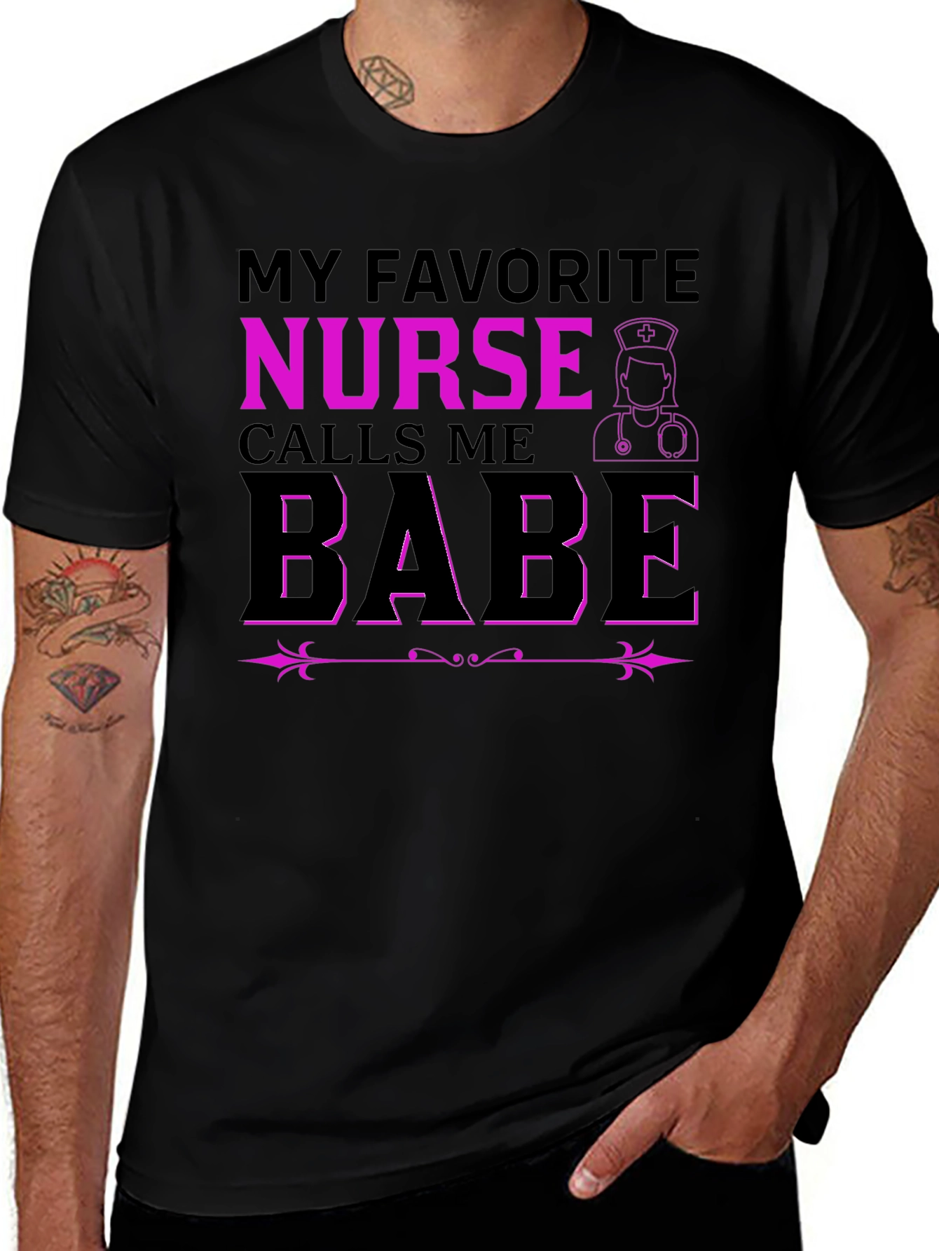 My Favorite Nurse Calls Me Babe T-Shirt
