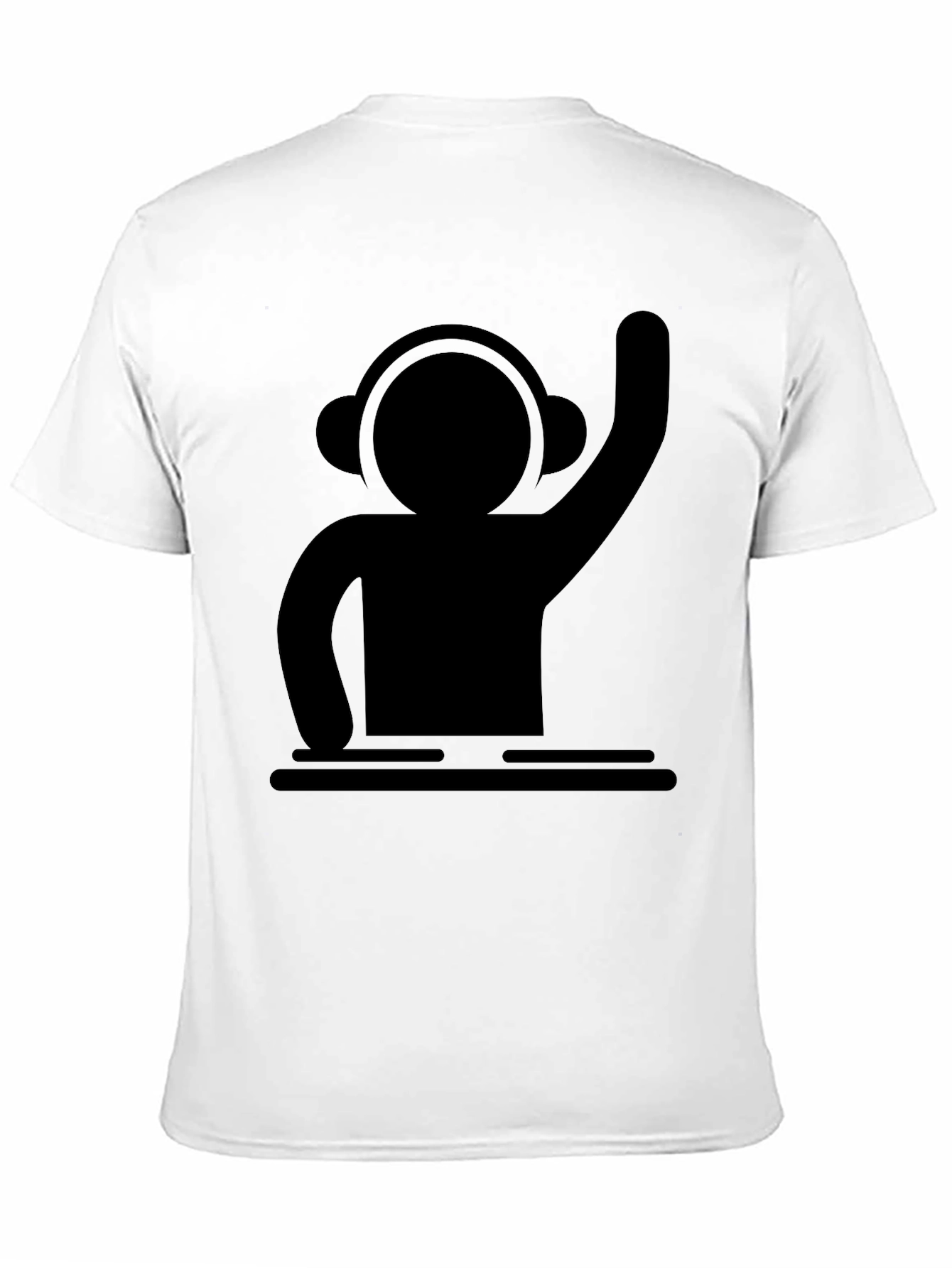 DJ Graphic T-Shirt - Black Cotton Tee