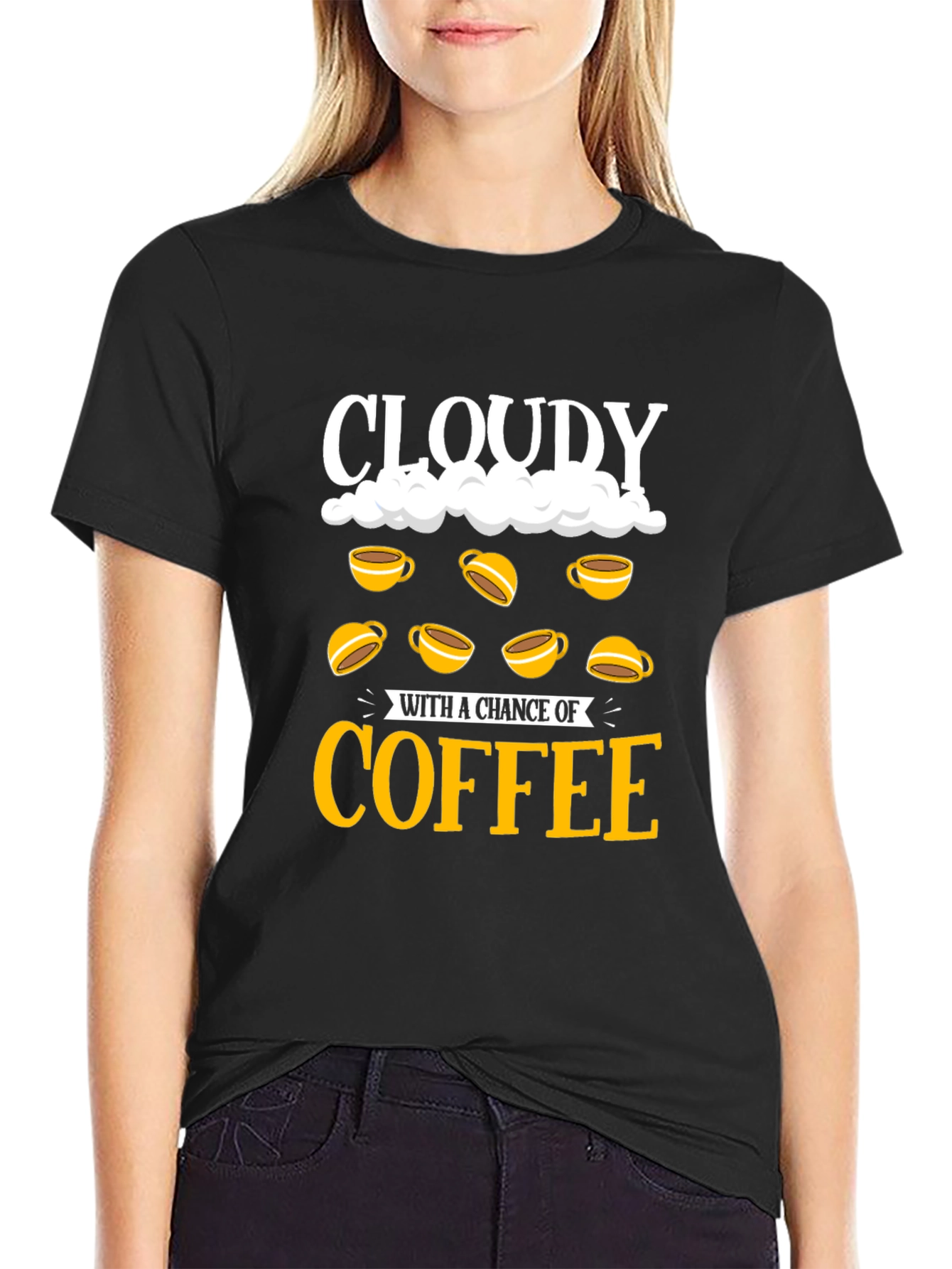 Cloudy with a Chance of Coffee T-Shirt