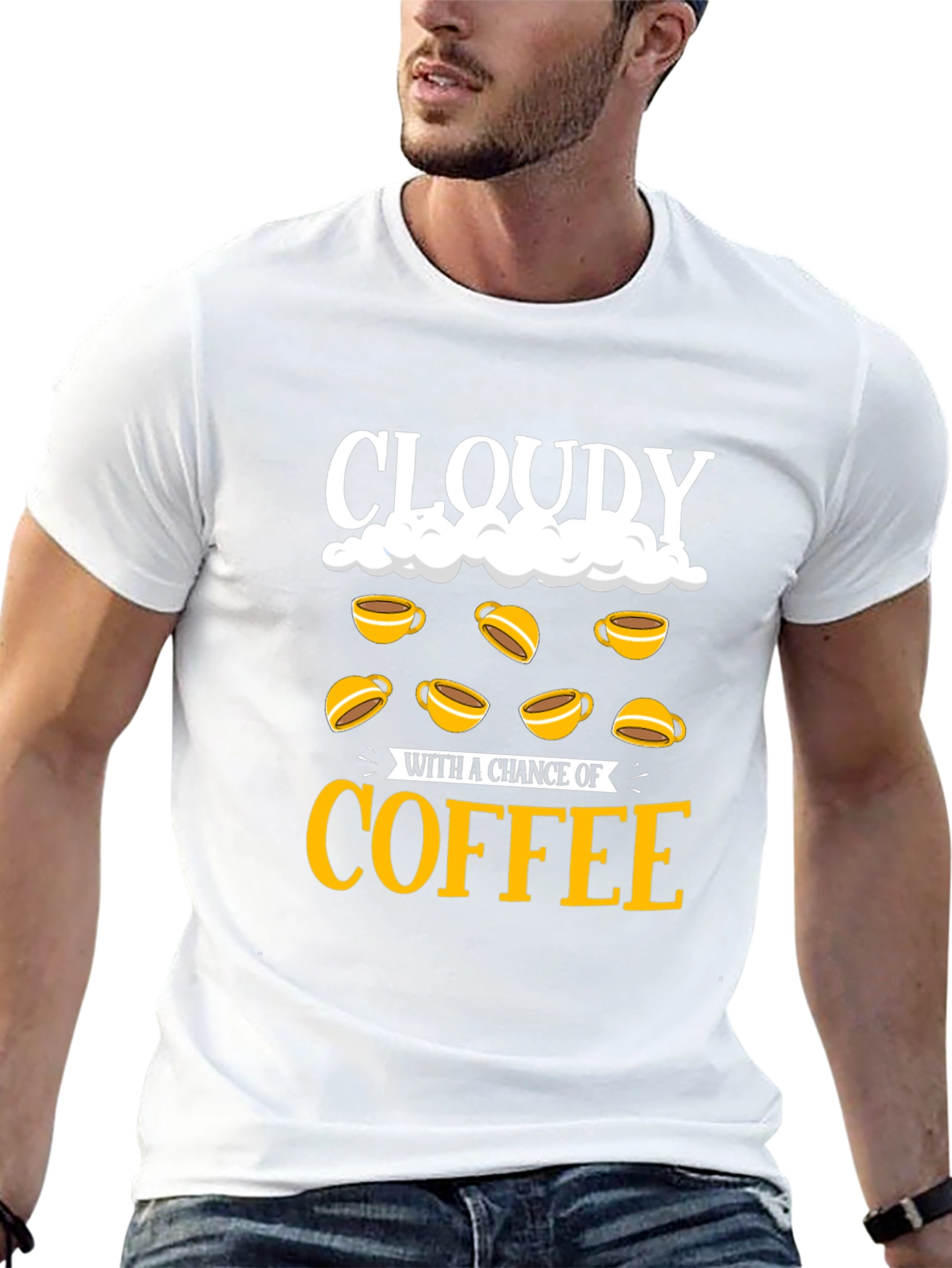 Cloudy with a Chance of Coffee T-Shirt