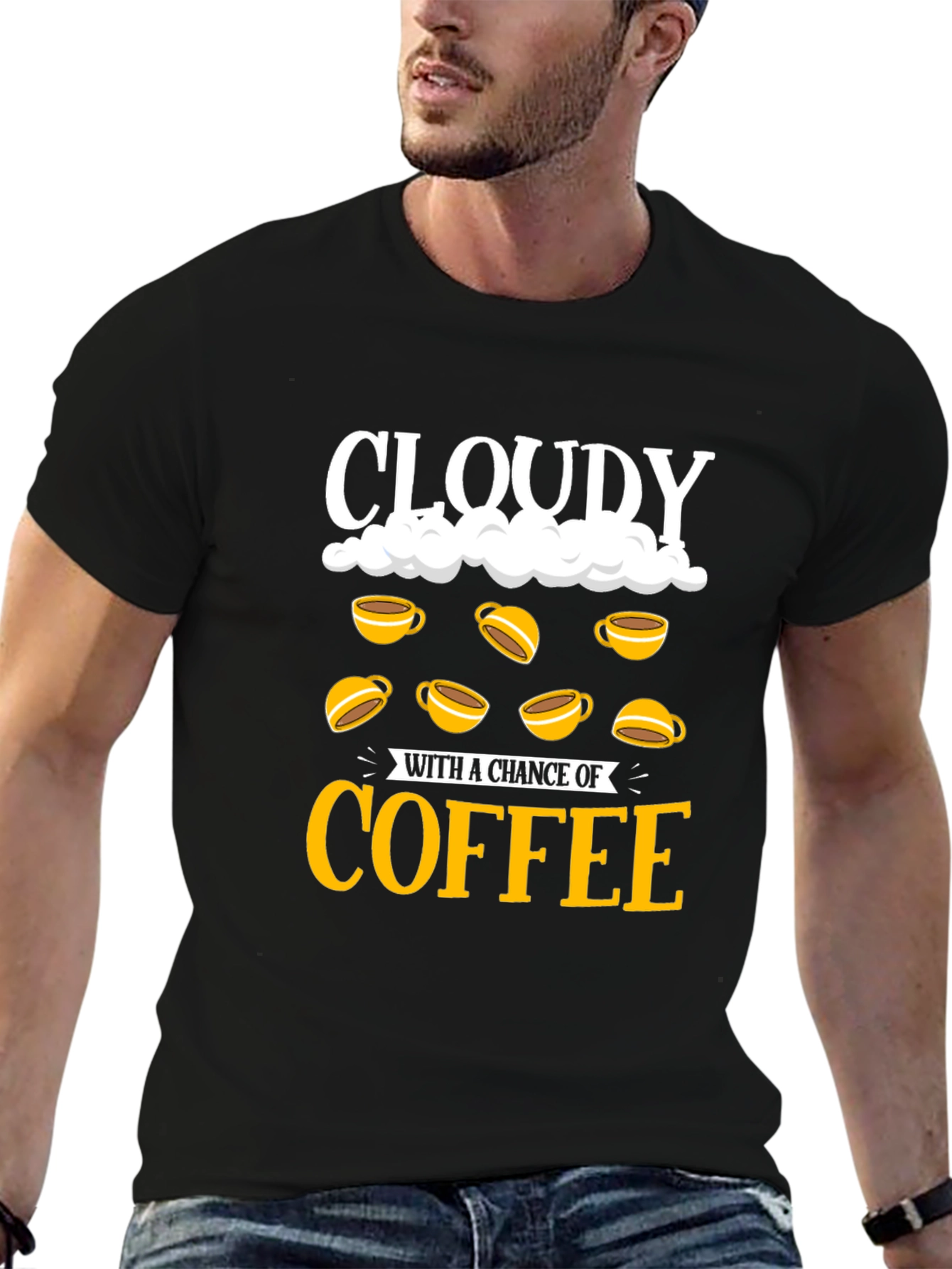 Cloudy with a Chance of Coffee T-Shirt
