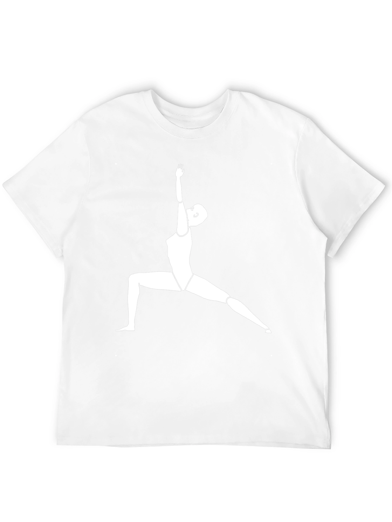 Yoga Pose Graphic Tee - Mens Black T-Shirt