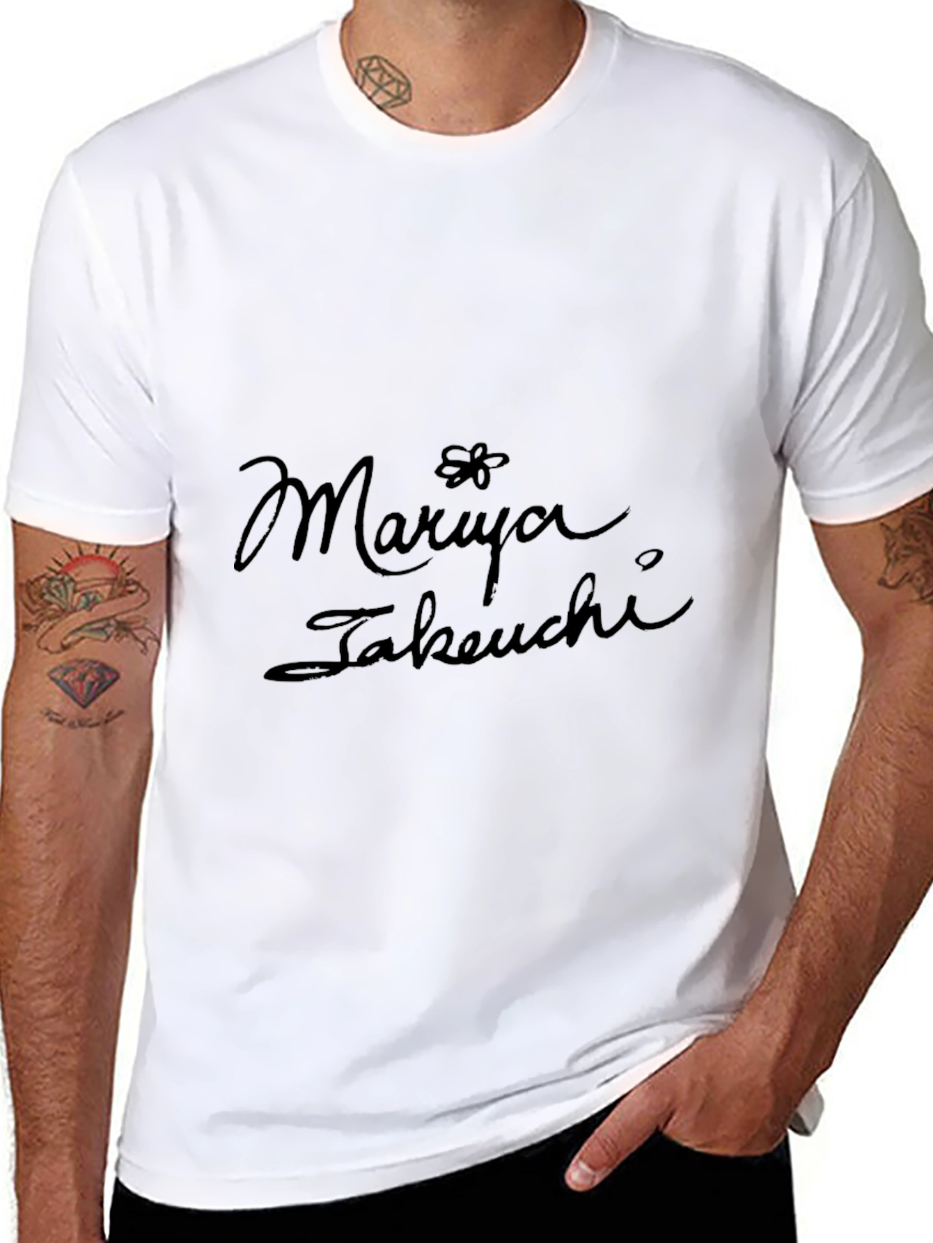 Mariya Takeuchi Black T-Shirt