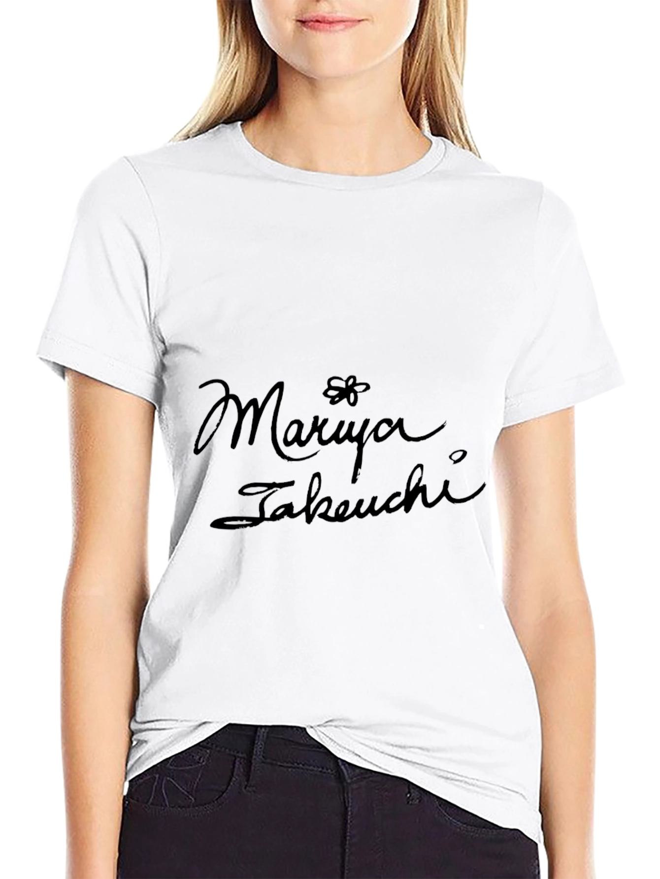 Mariya Takeuchi Black T-Shirt