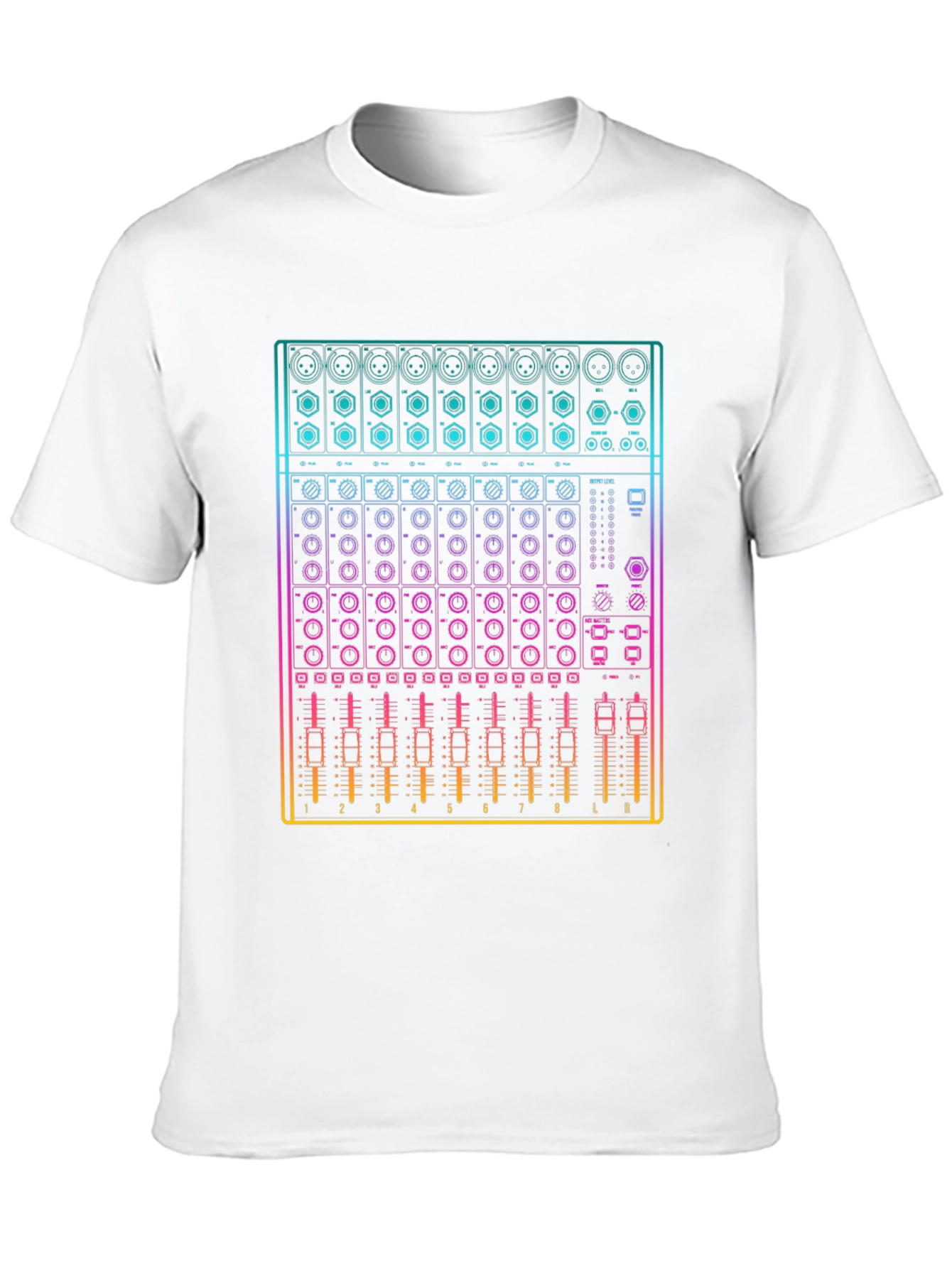 DJ Mixer Graphic Tee - Music Producer Shirt