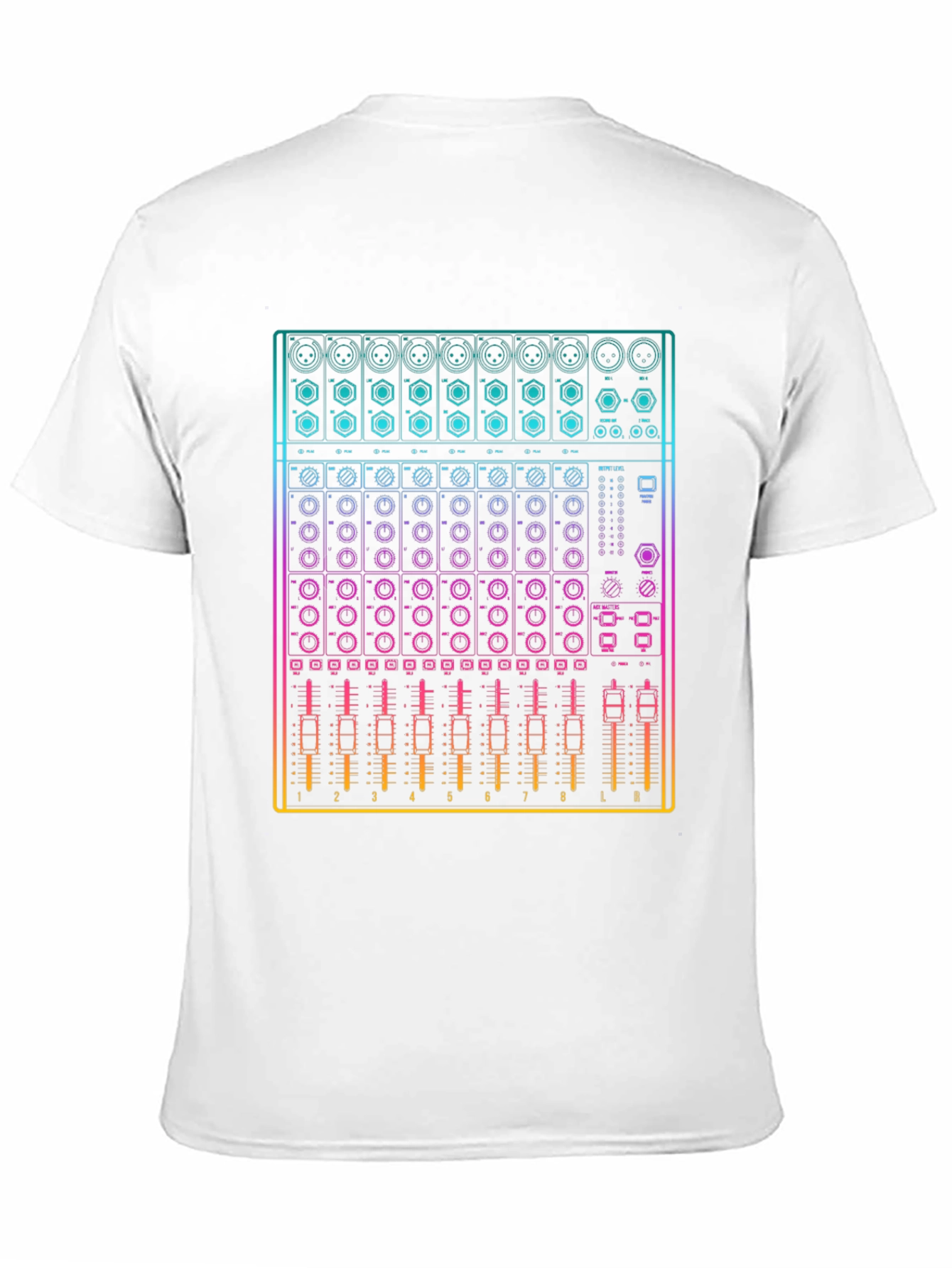 DJ Mixer Graphic Tee - Music Producer Shirt