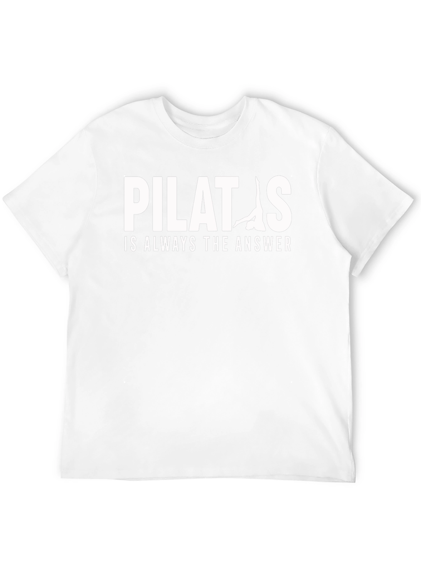 Pilates is Always the Answer Black T-Shirt