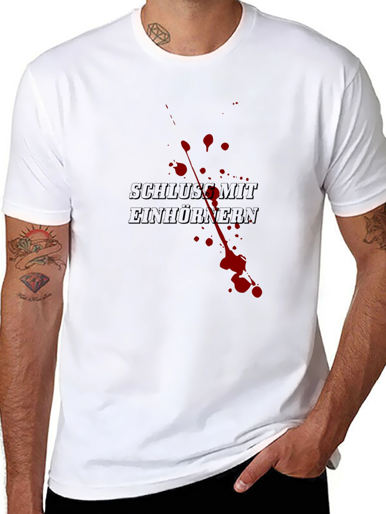 Schluss Mit Einhörnern Graphic Tee