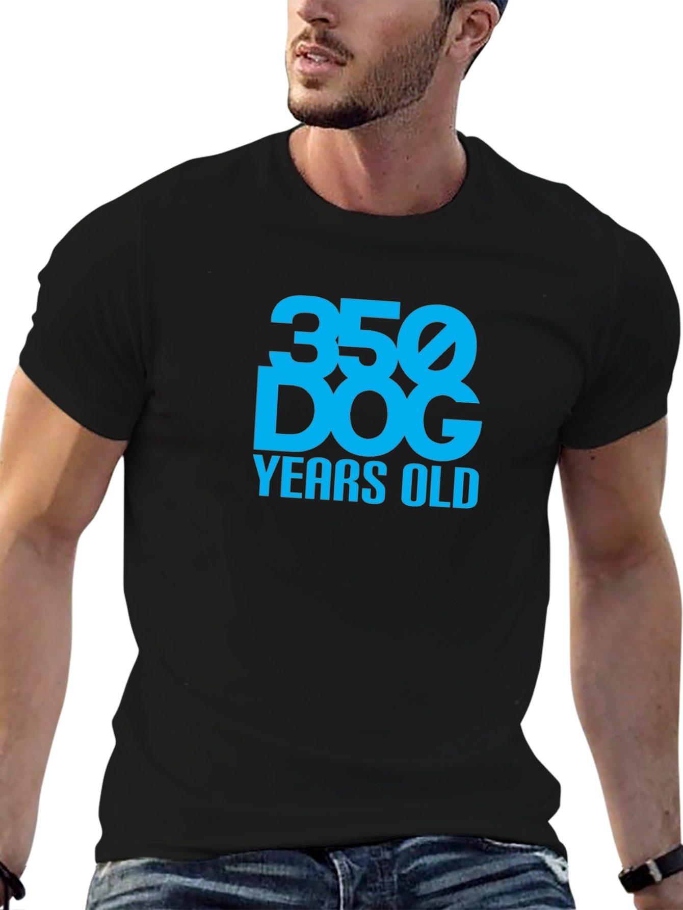 350 Dog Years Old T-Shirt Funny Birthday Gift