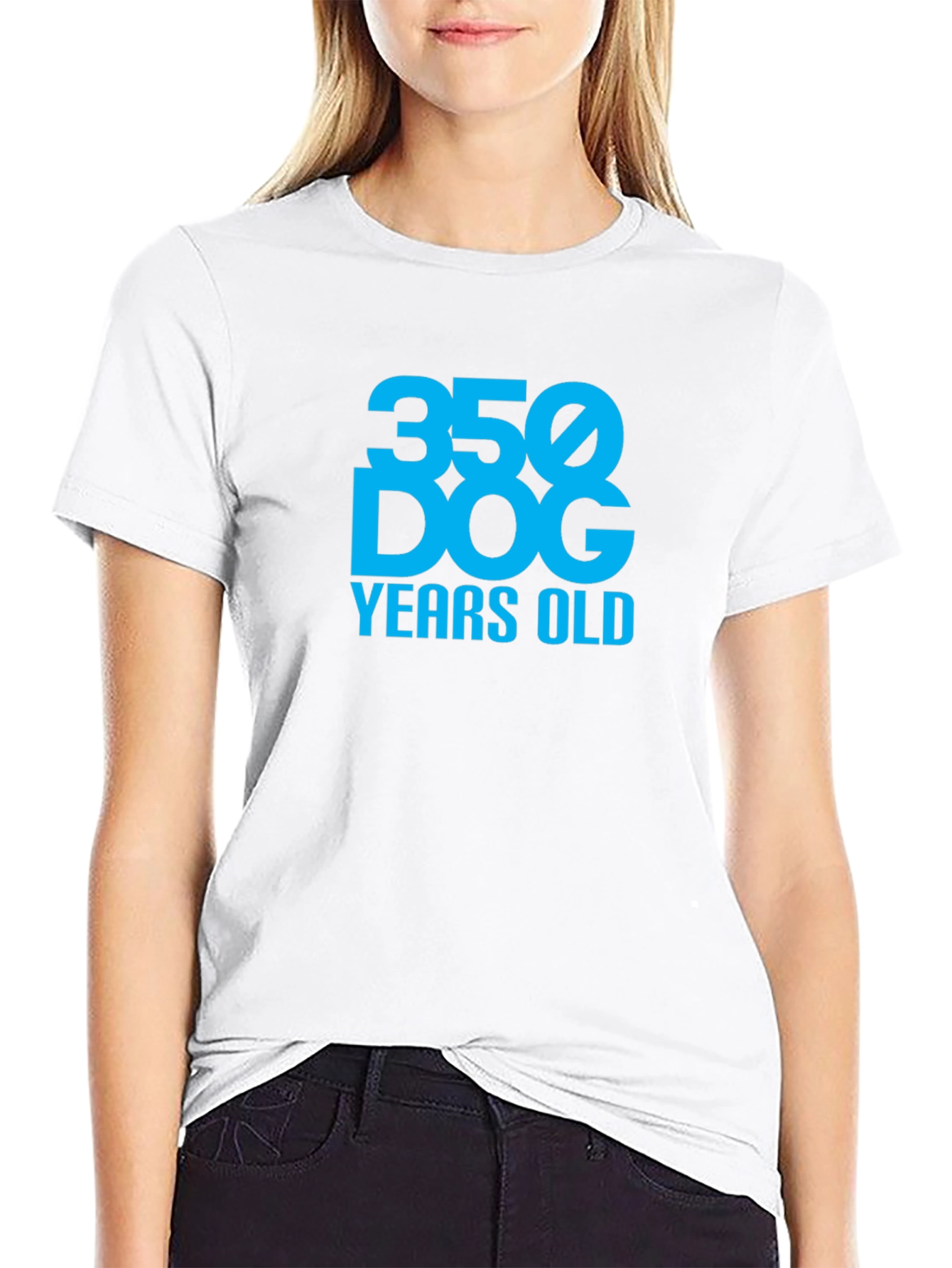 350 Dog Years Old T-Shirt Funny Birthday Gift