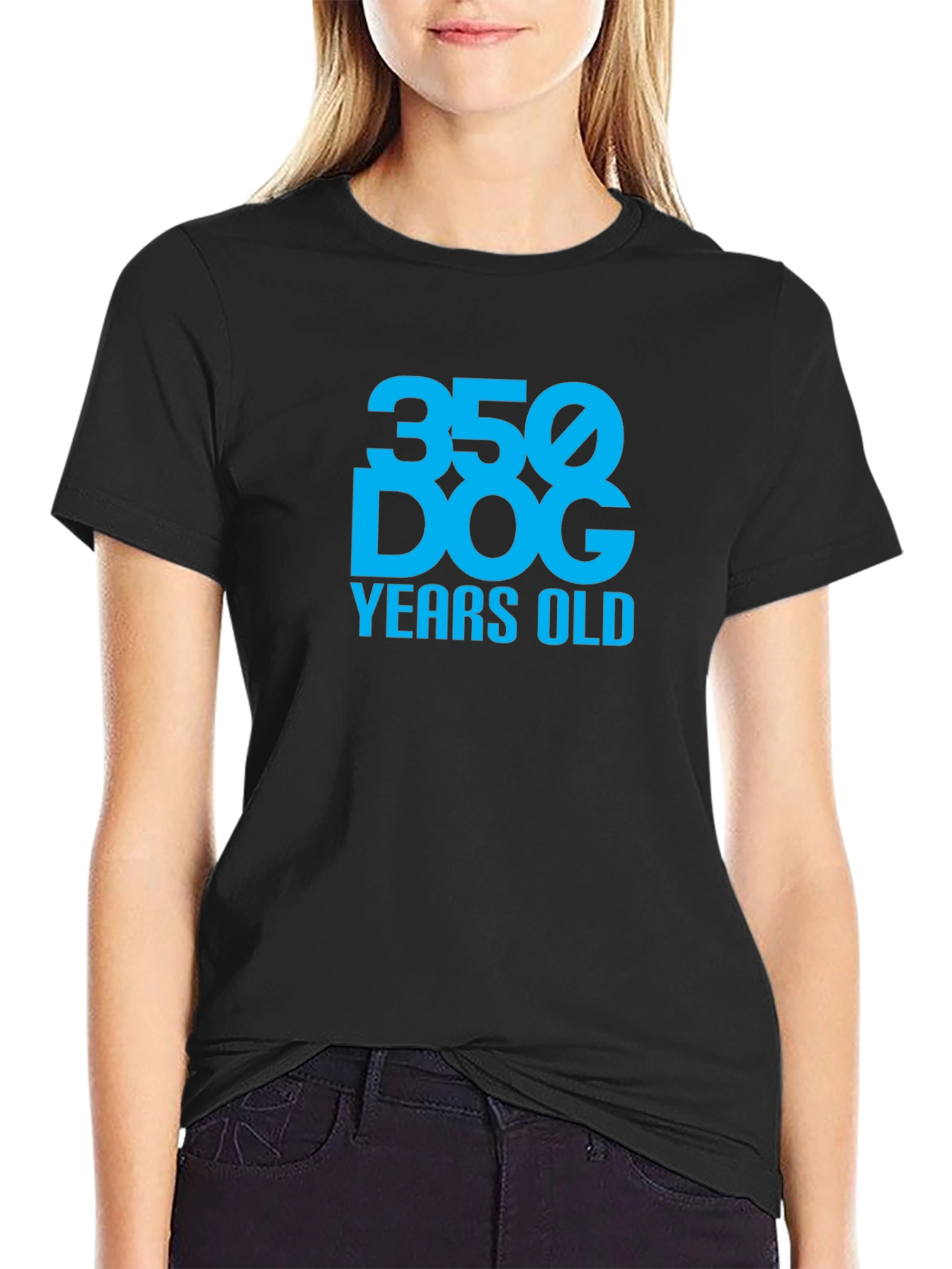 350 Dog Years Old T-Shirt Funny Birthday Gift