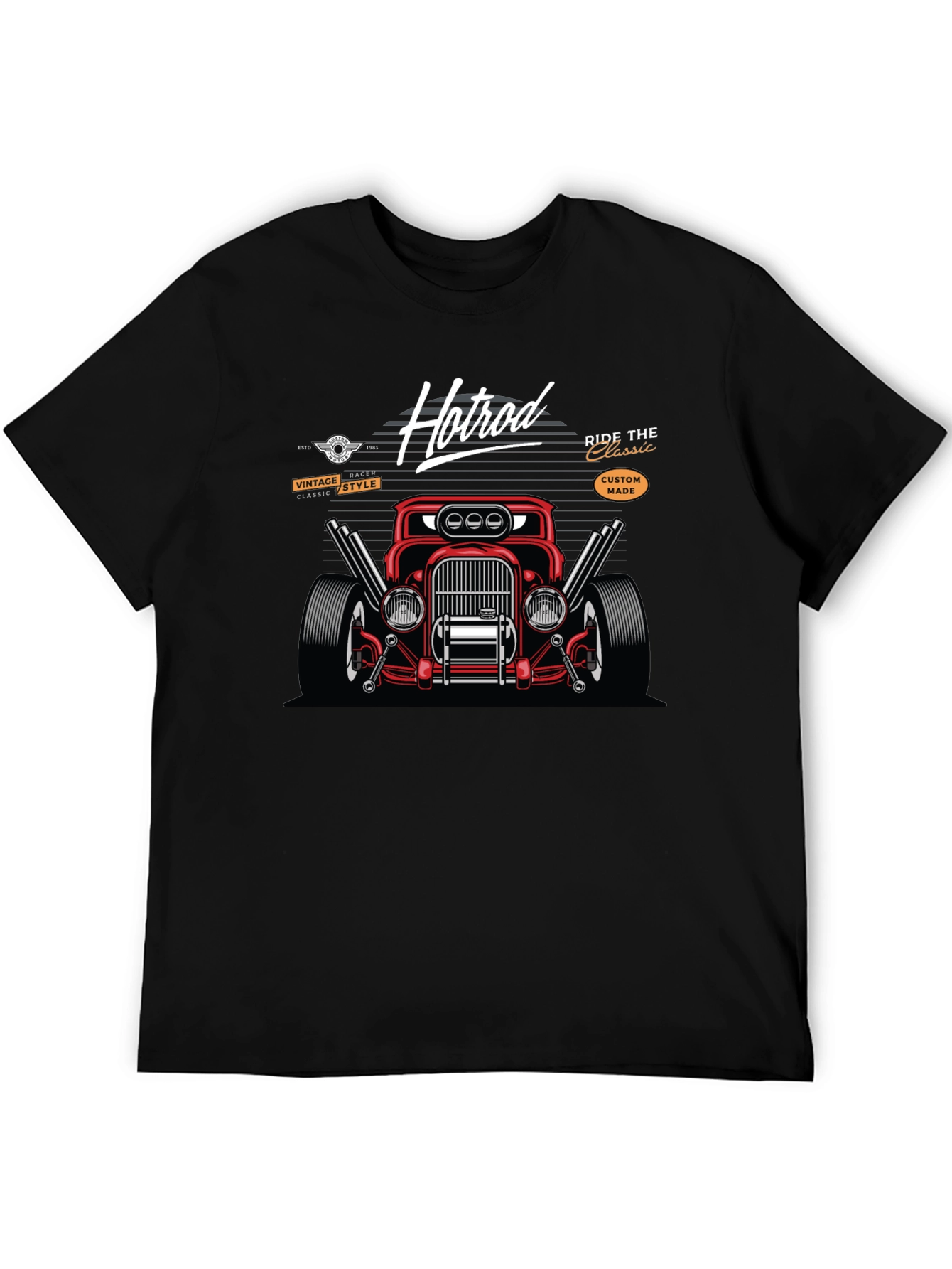 Hot Rod Graphic T-Shirt - Classic Car Tee