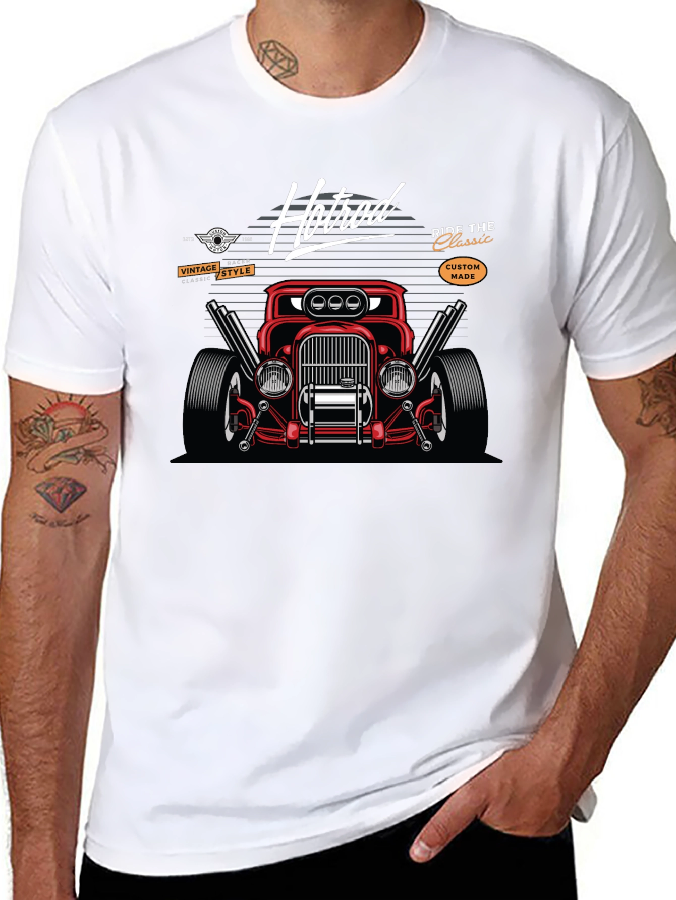 Hot Rod Graphic T-Shirt - Classic Car Tee