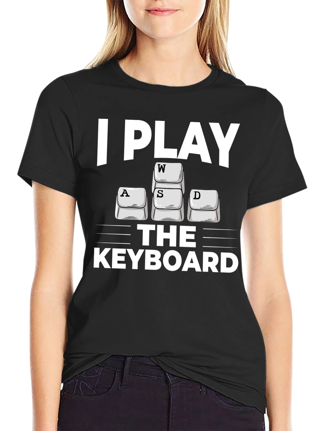 I Play WASD Keyboard Gamer T-Shirt