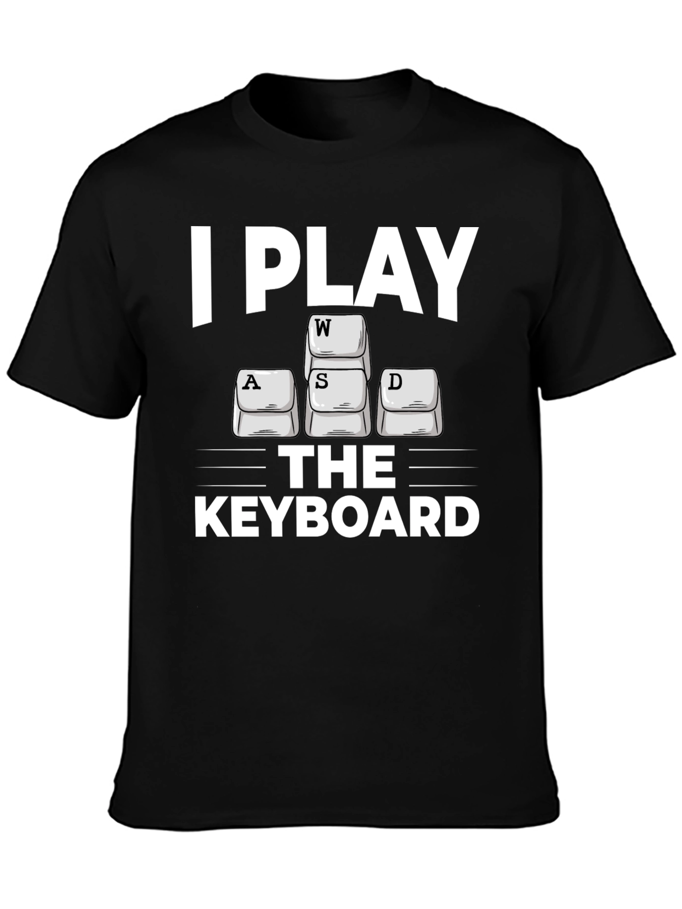 I Play WASD Keyboard Gamer T-Shirt