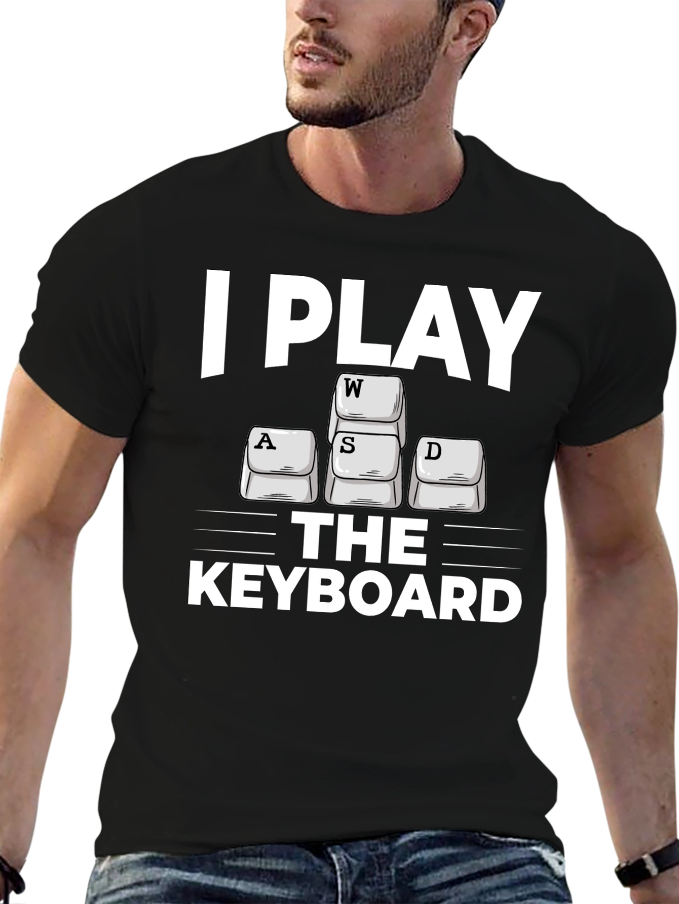 I Play WASD Keyboard Gamer T-Shirt