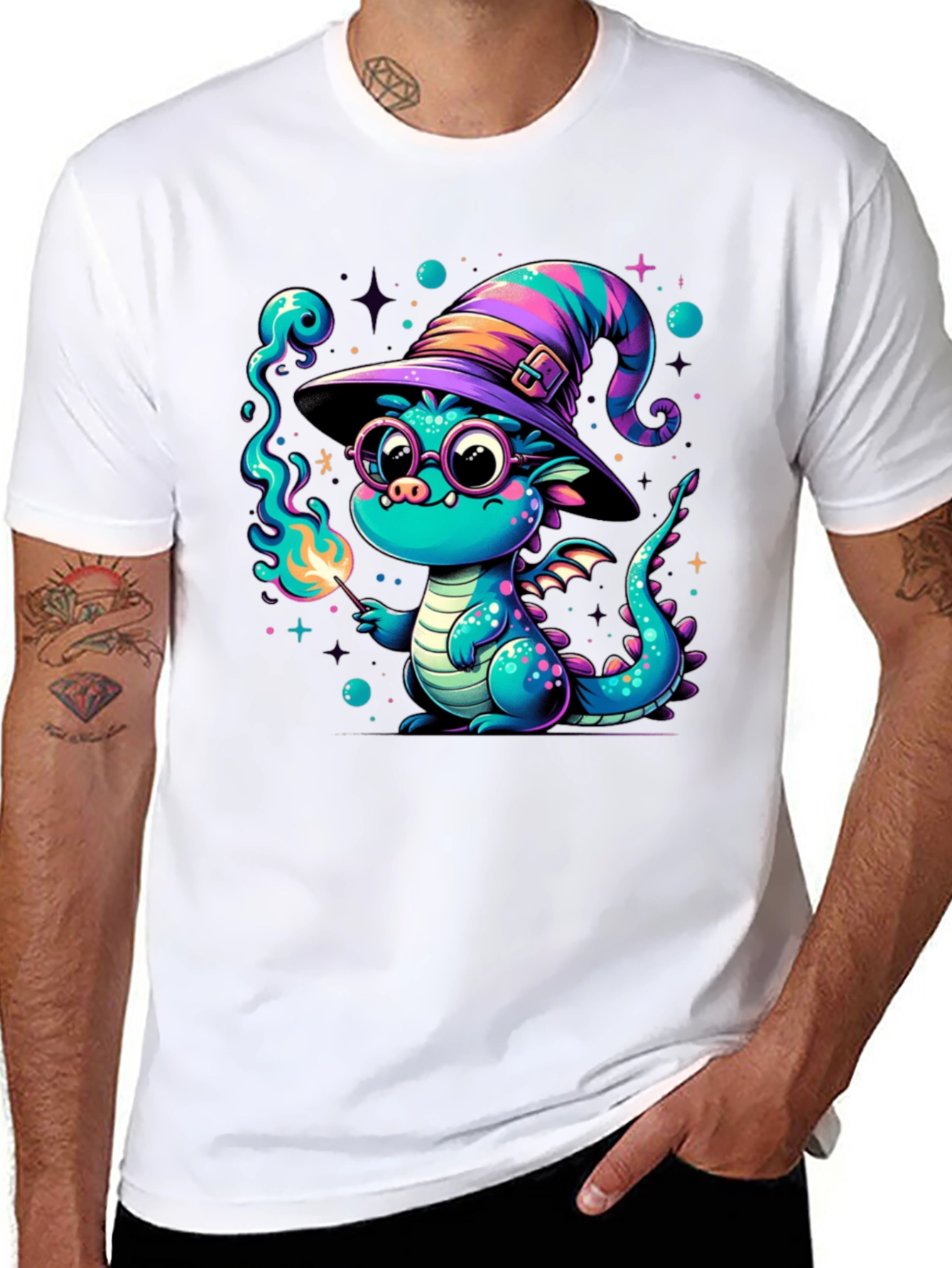 Wizard Dragon Graphic Tee
