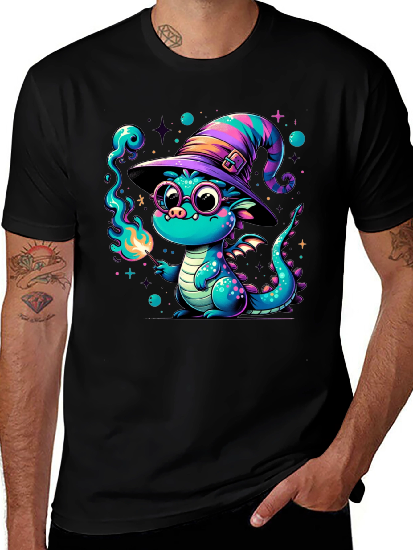 Wizard Dragon Graphic Tee