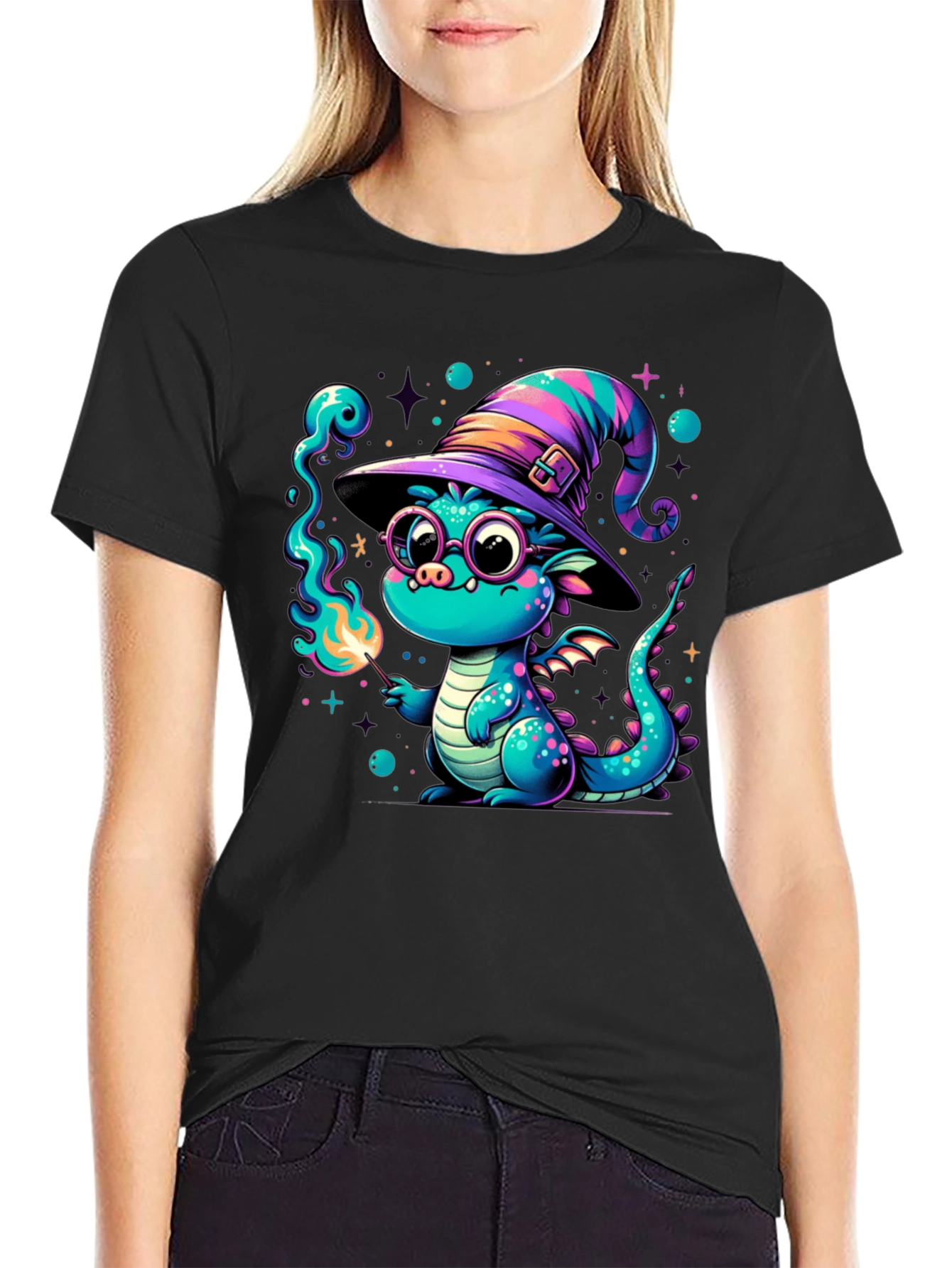 Wizard Dragon Graphic Tee