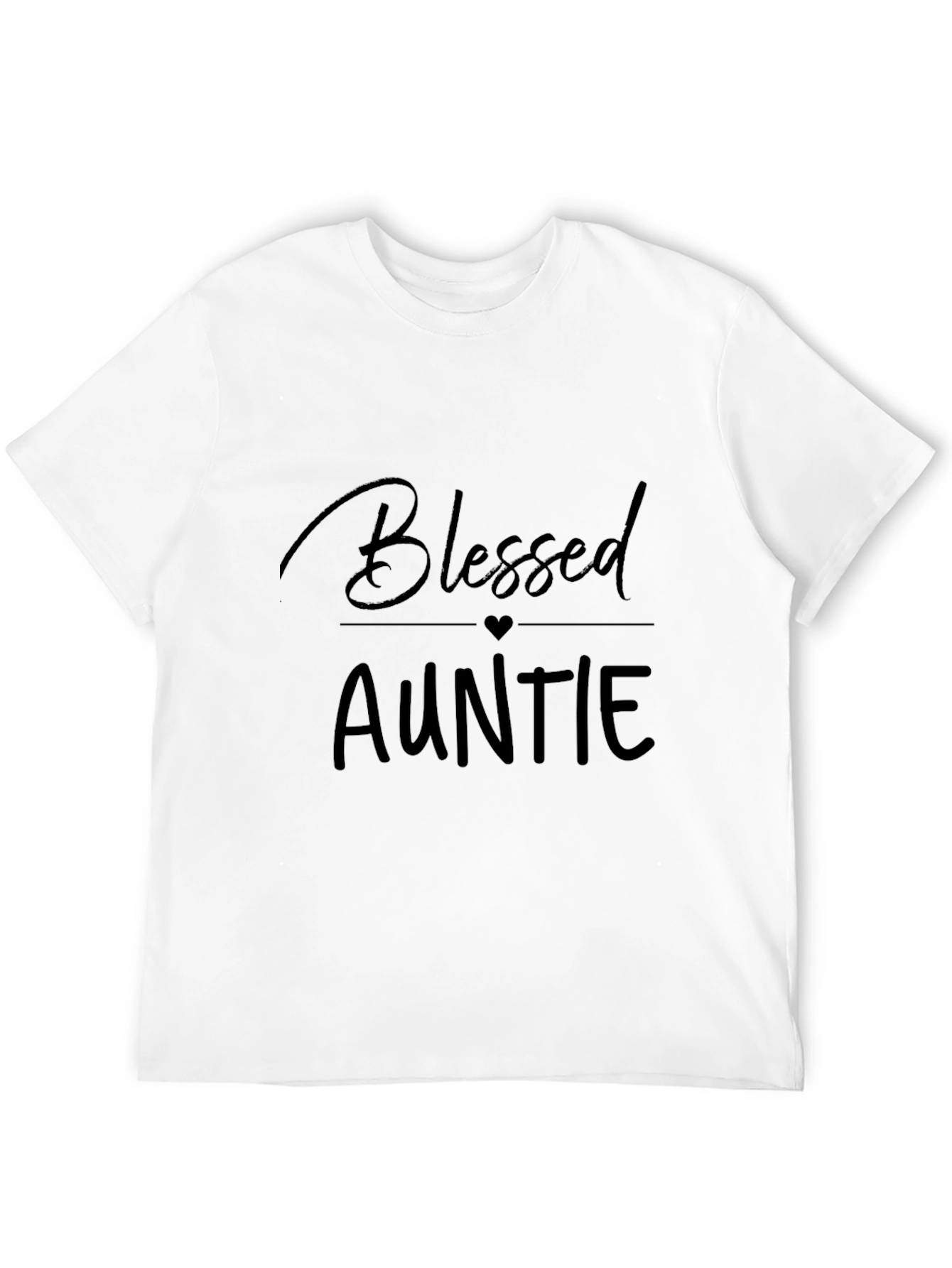 Blessed Auntie Black T-Shirt